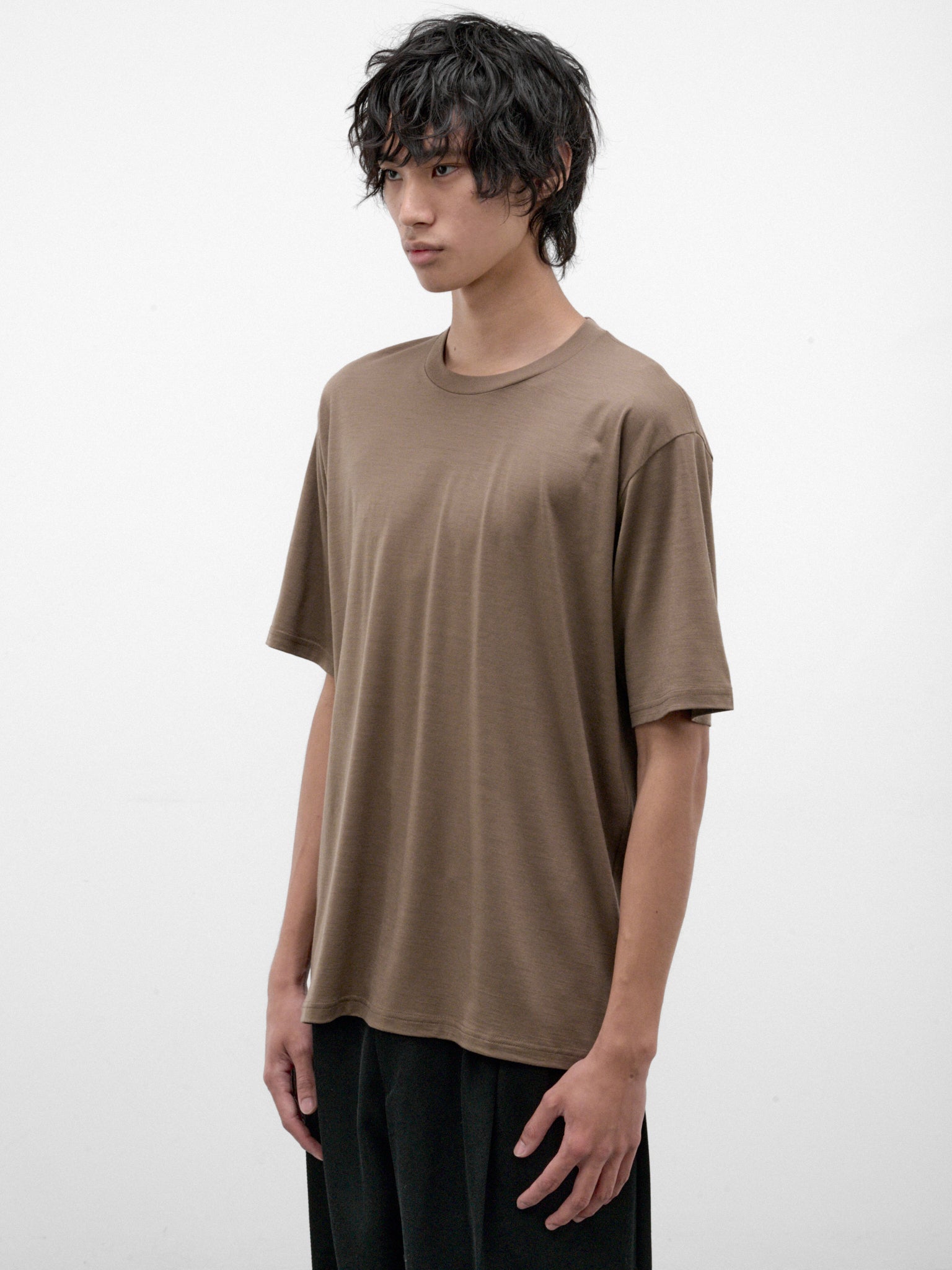 Khaki Wool Tee (ST-1668-KHAKI)