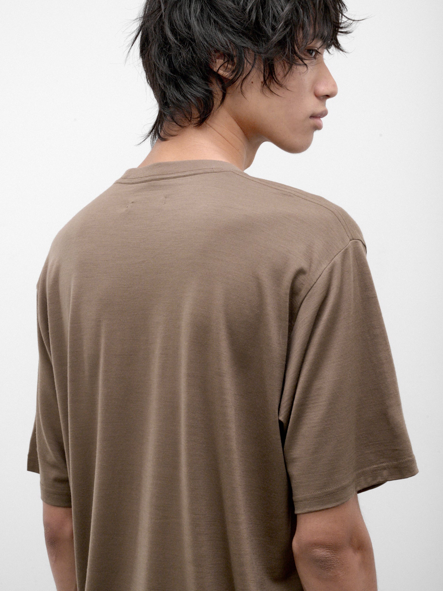 Khaki Wool Tee (ST-1668-KHAKI)