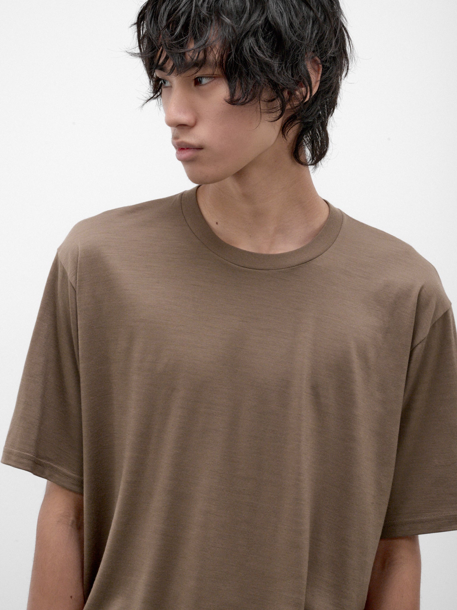 Khaki Wool Tee (ST-1668-KHAKI)