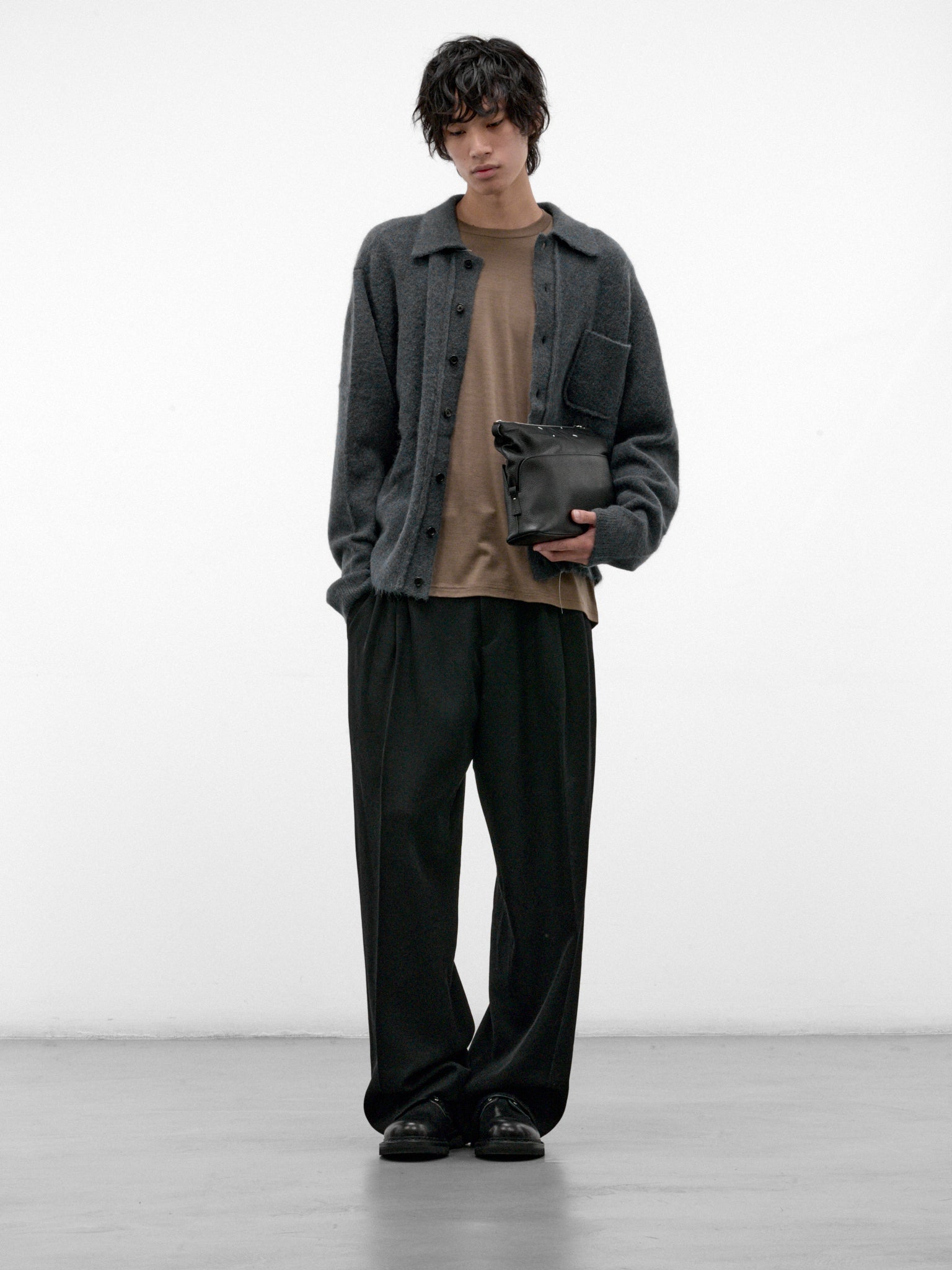 Khaki Wool Tee (ST-1668-KHAKI)