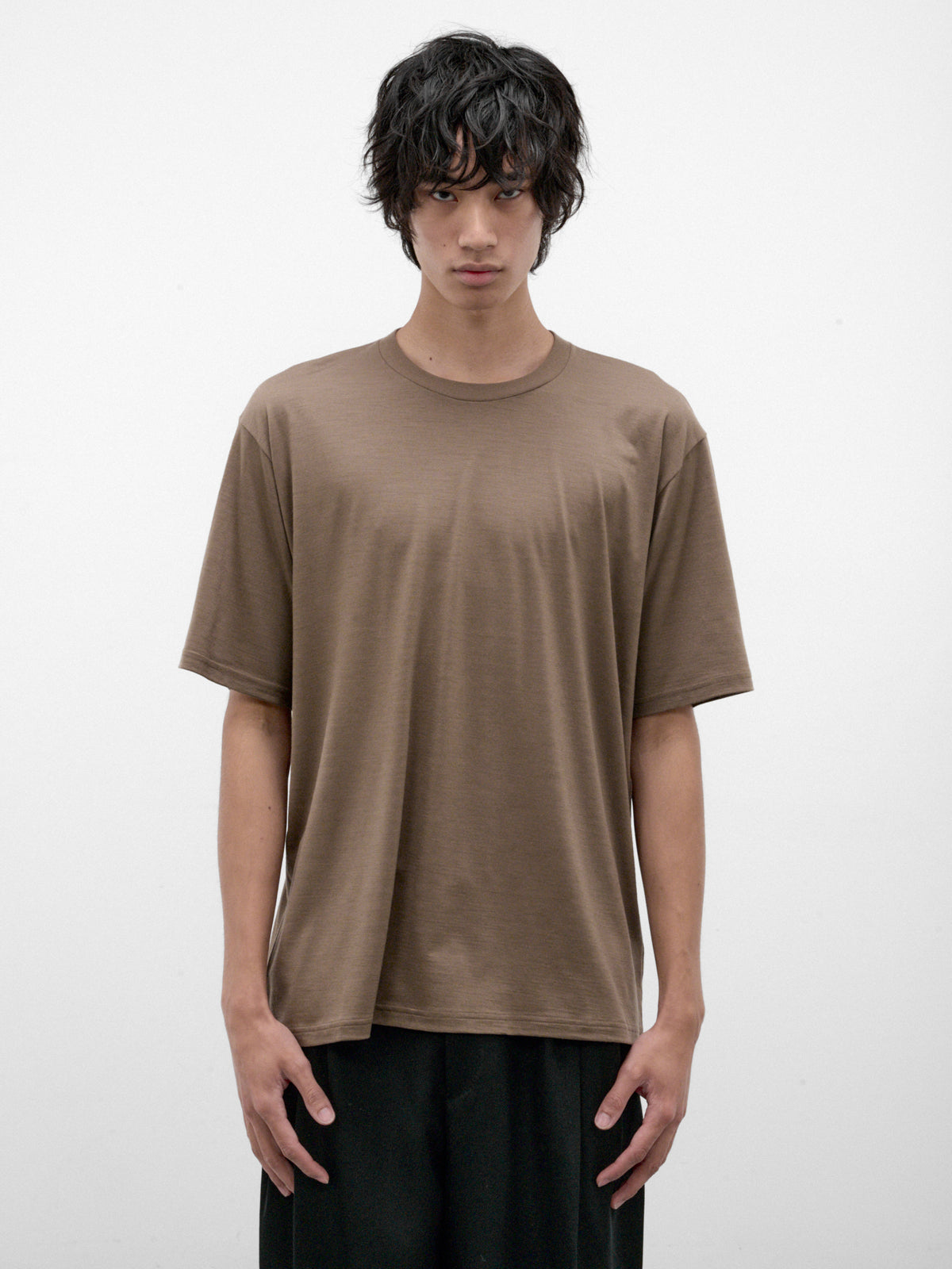 Khaki Wool Tee (ST-1668-KHAKI)