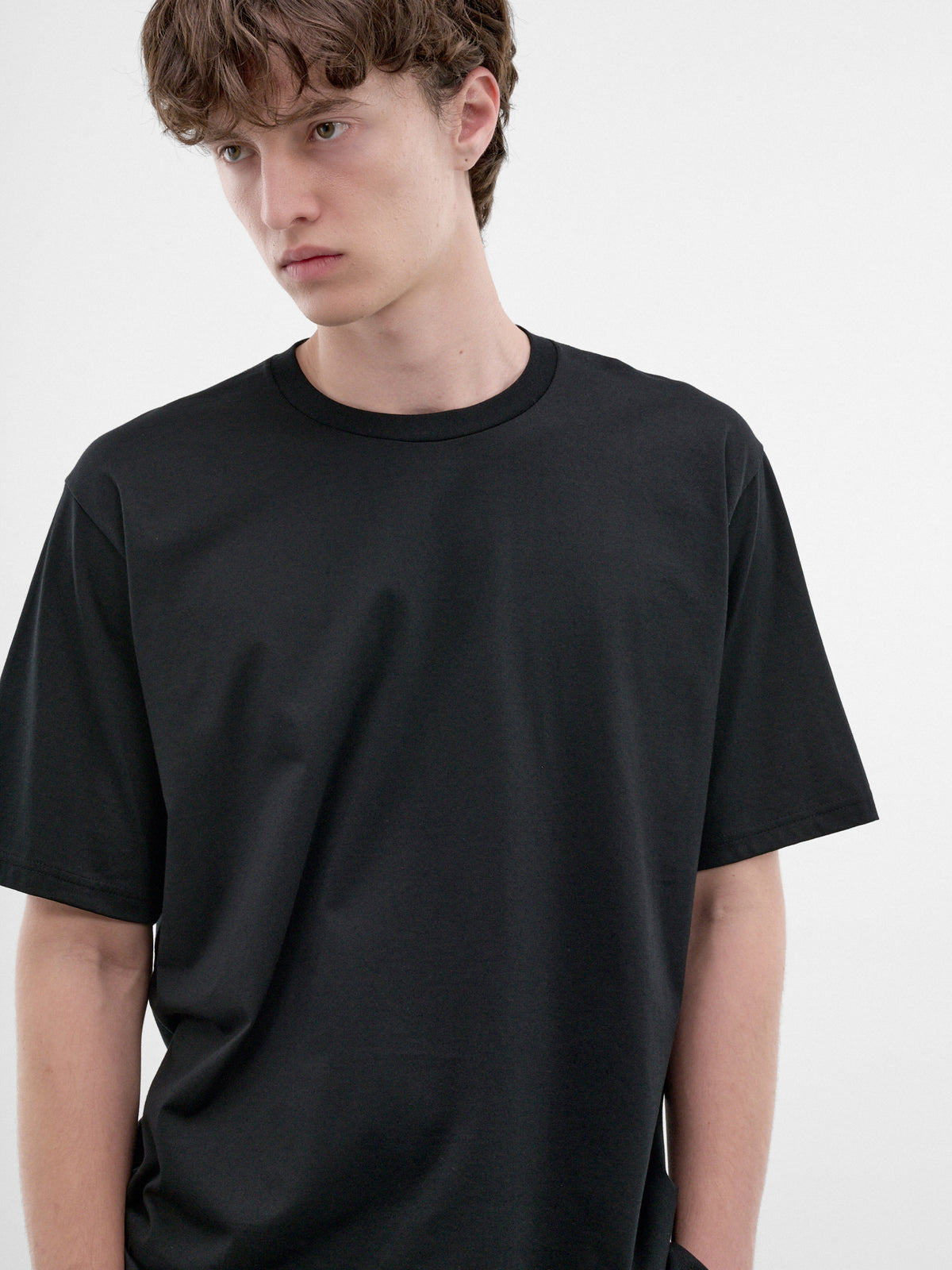 Black Cotton Tee (ST-1670-BLACK)