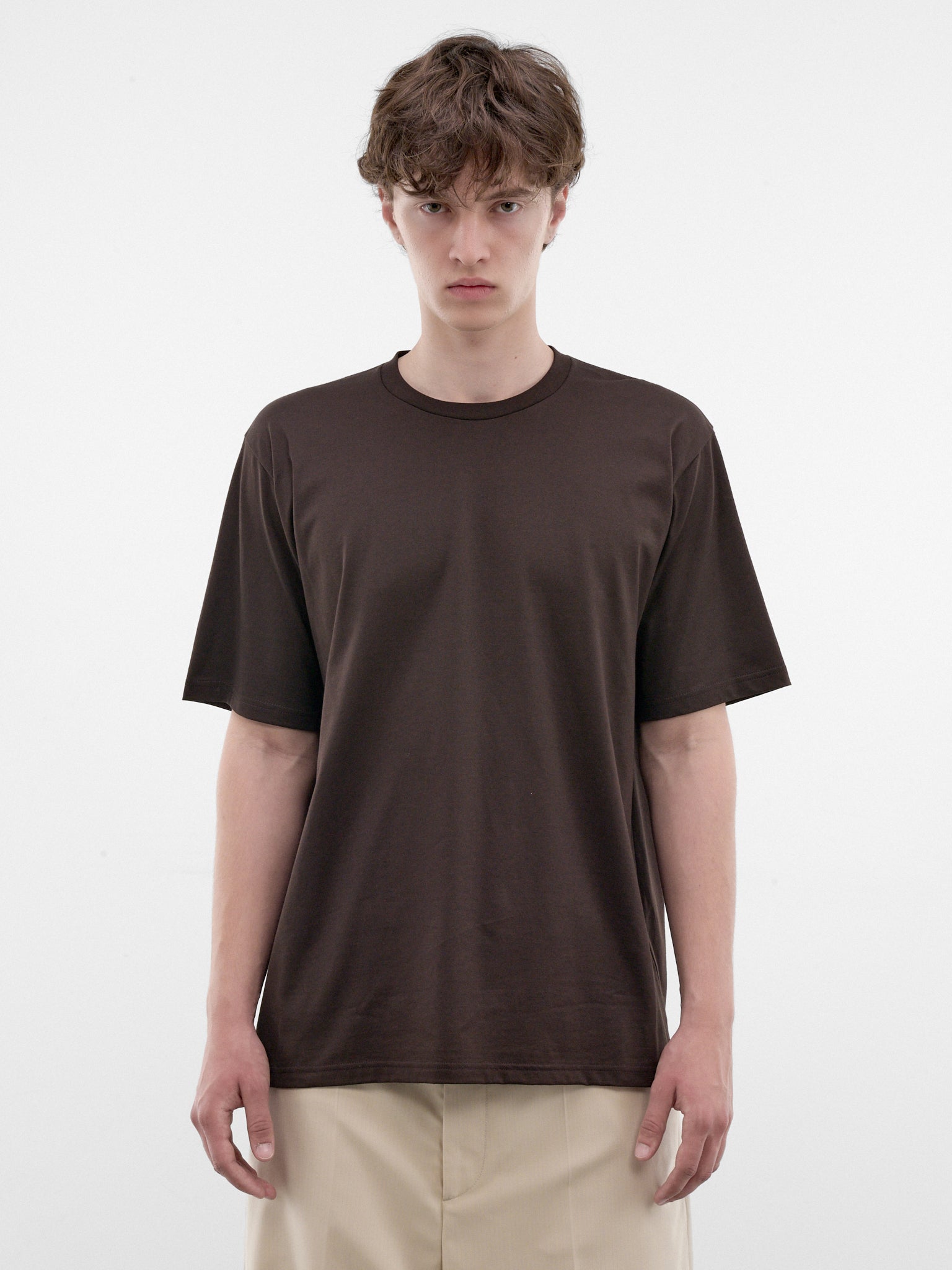 Brown Cotton Tee (ST-1670-BROWN)