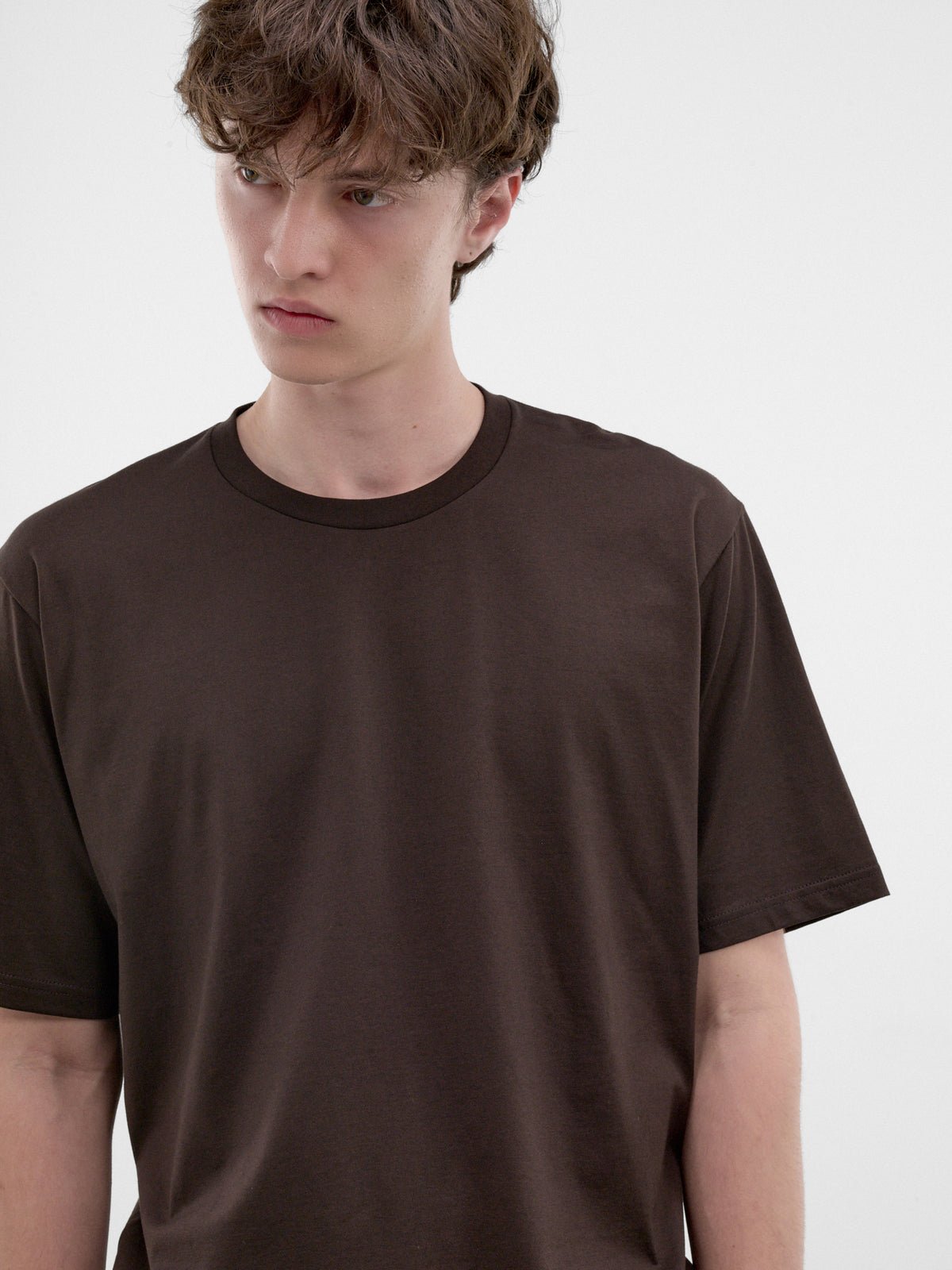 Brown Cotton Tee (ST-1670-BROWN)