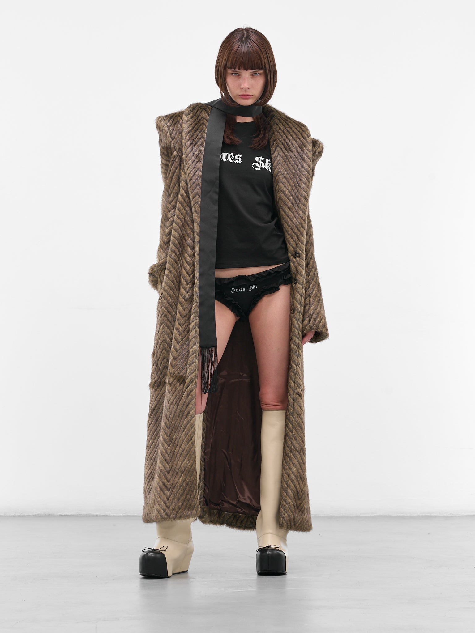 Brown 'St Moritz' Fur Coat (ST-MORITZ-FUR-BROWN)