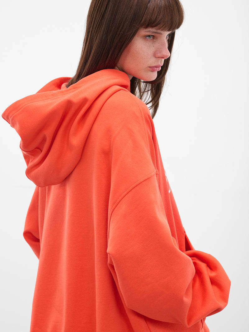 Orange 'St Moritz' Oversized Hoodie (ST-MORITZ-HOODIE-ORANGE)