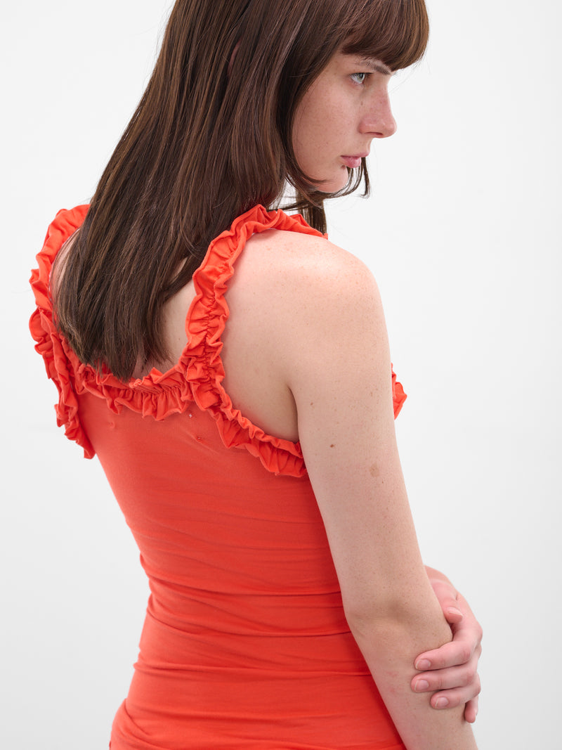 Orange 'St Moritz' Tank Top (ST-MORITZ-TANK-ORANGE)