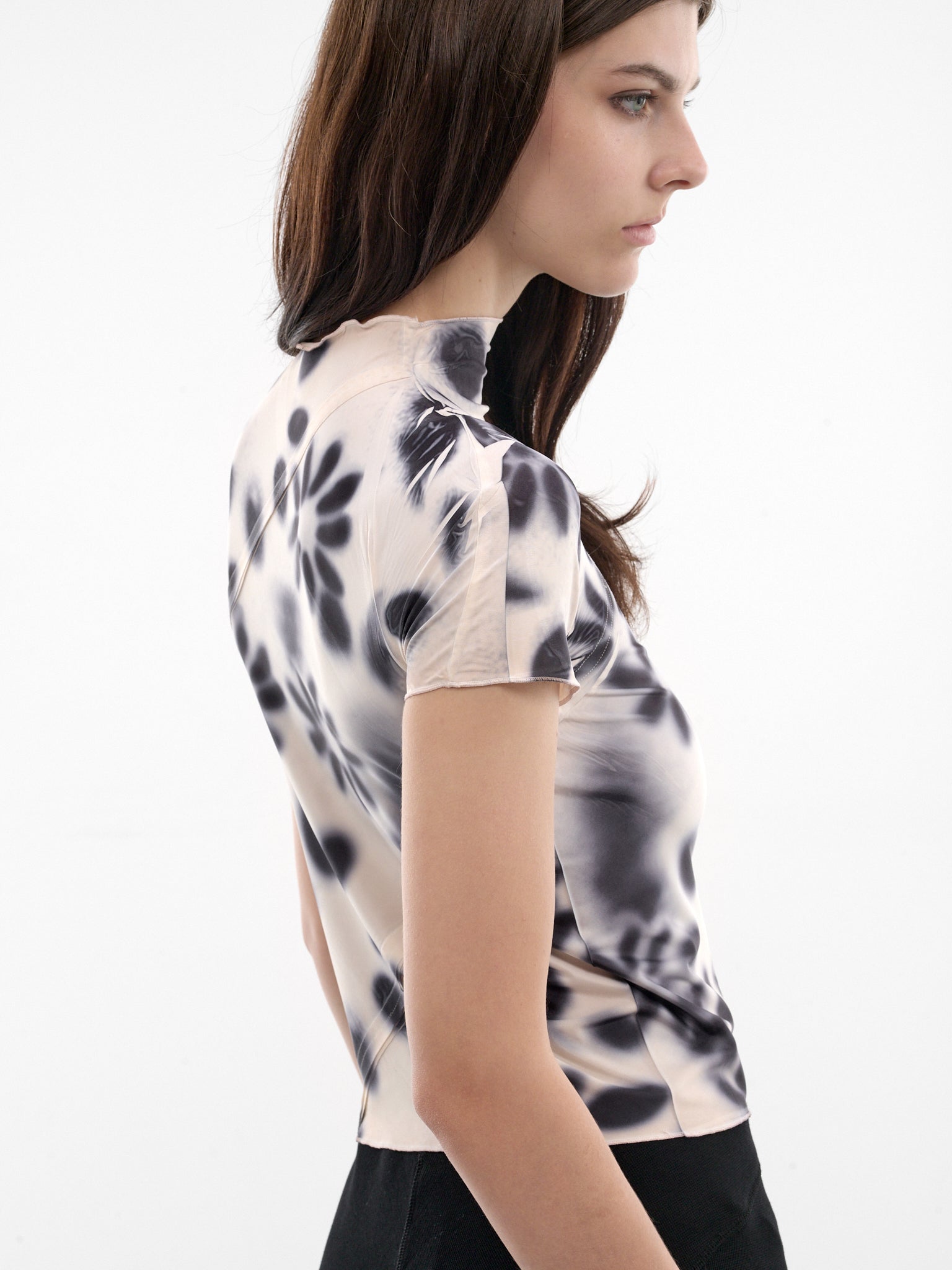 Burnt Floral Bias Baby Top (ST07-1-ROSE-QUARTZ-BURNT-FLORA)