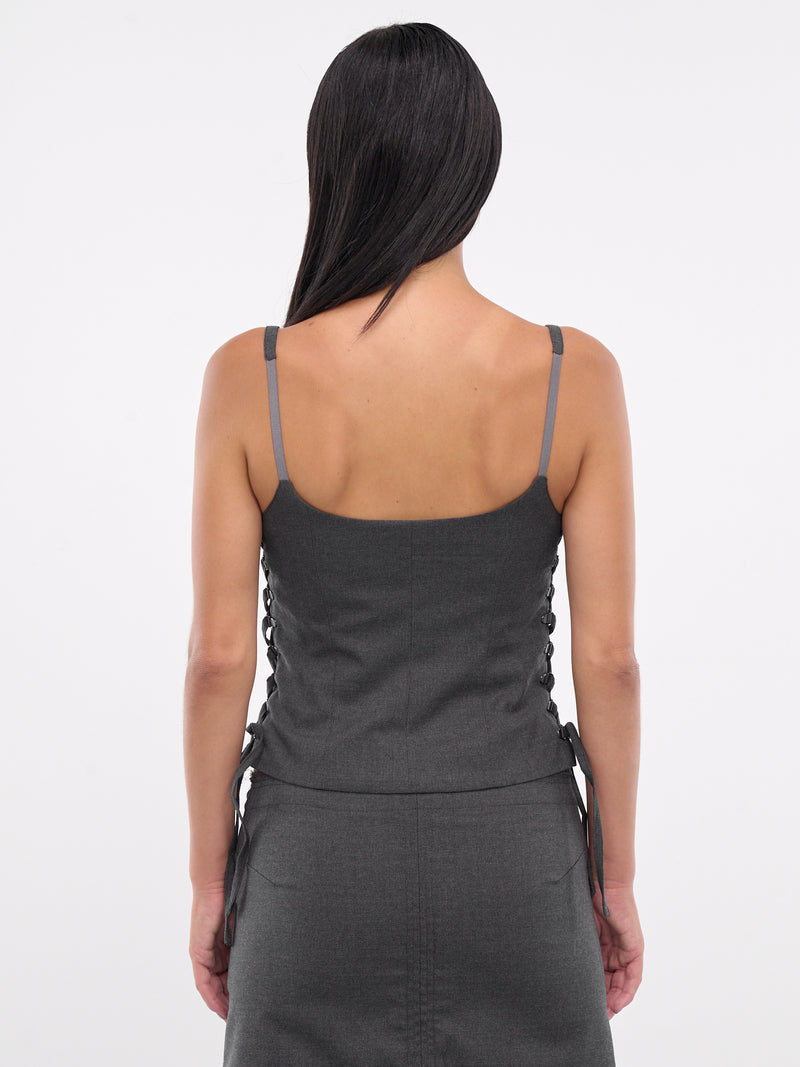 Lace Strap Top (ST110-ASPHALT)