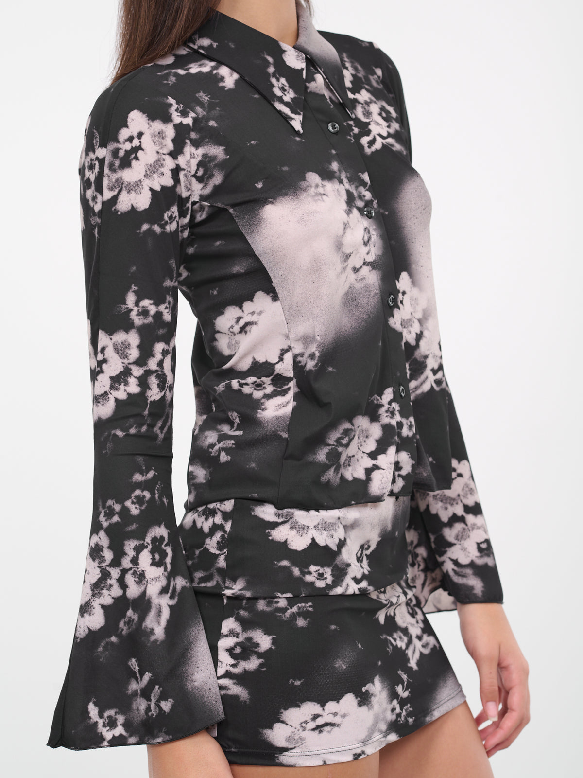 Sprayed Shirt (ST20-3-SPRAYED-LACE-BLACK)