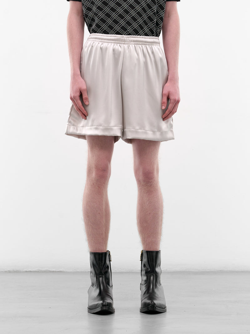 ERNEST W. BAKER Satin Sport Shorts | H.Lorenzo - front