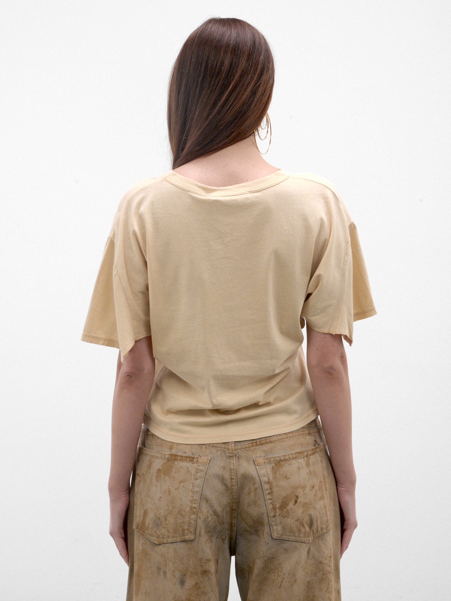 Cream Cotton Graphic Tee (STOTS0CR-STORM-CREAM)