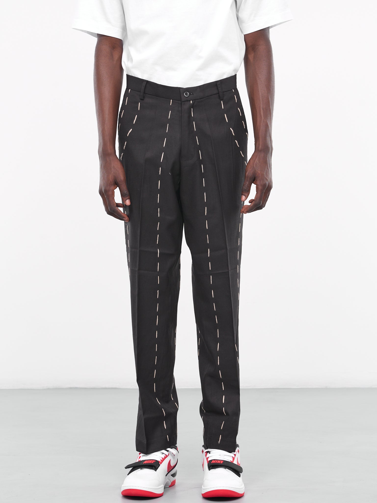 Embroidered Suit Pants (SUB-3-BLACK)