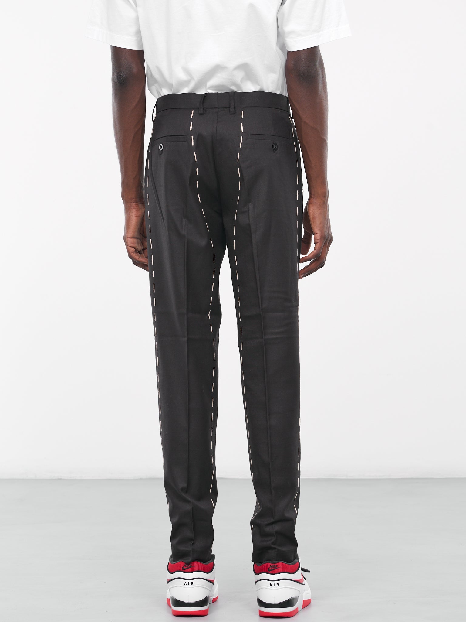 Embroidered Suit Pants (SUB-3-BLACK)
