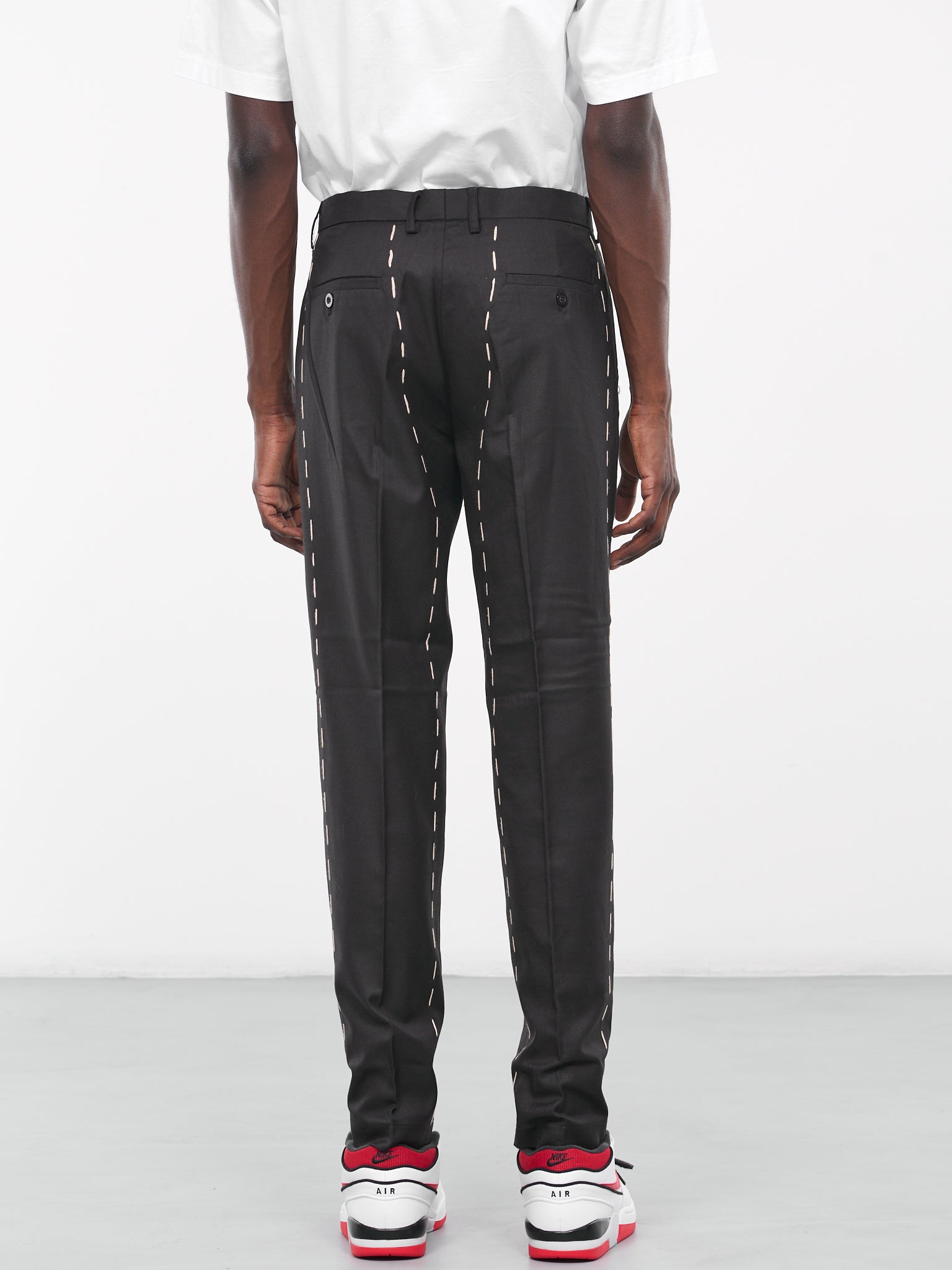 Embroidered Suit Pants (SUB-3-BLACK)