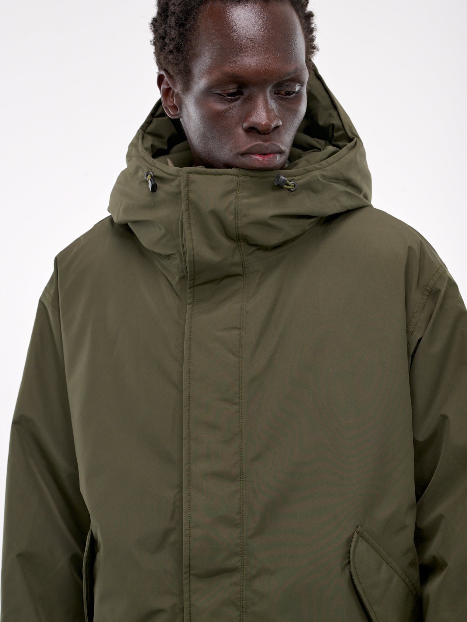 Nanamica H.Lorenzo Gore Tex Down Coat SUBF358U KHAKI GREEN L KHKI GRN