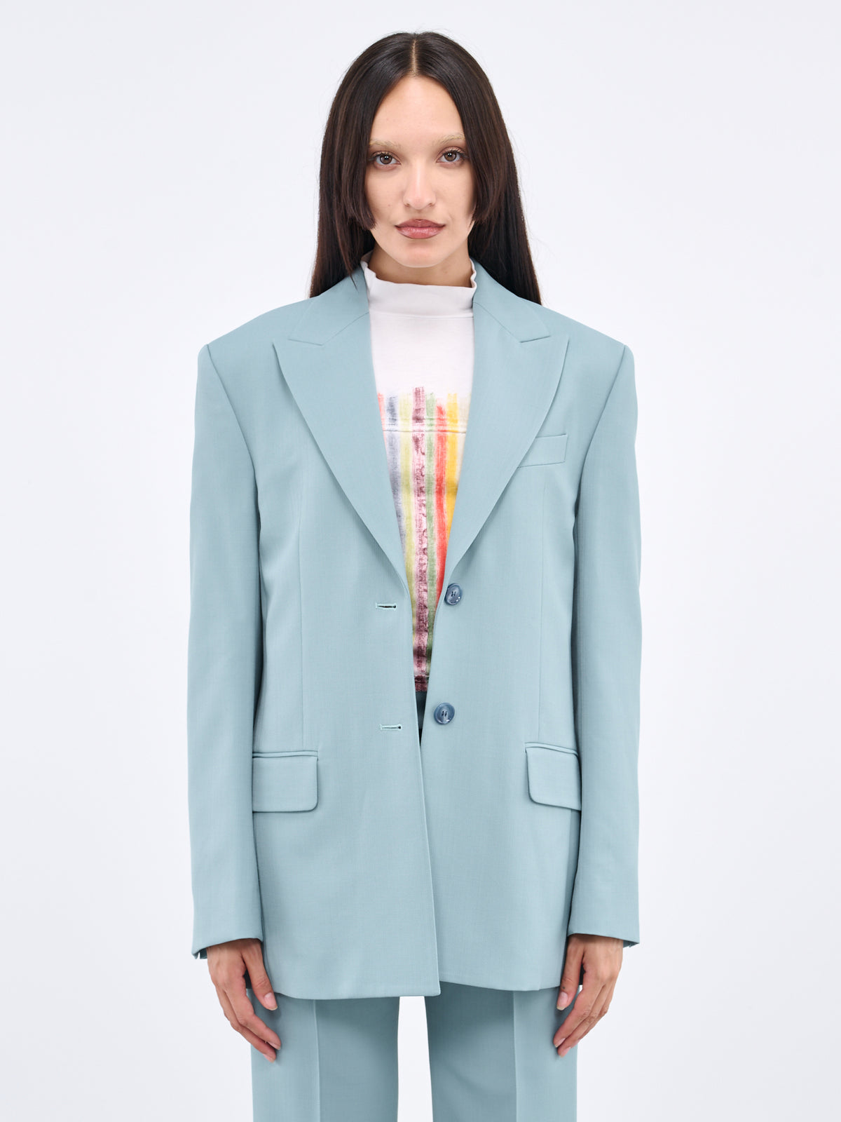 Suit Jacket (SUIT000508-AQUA-BLUE)