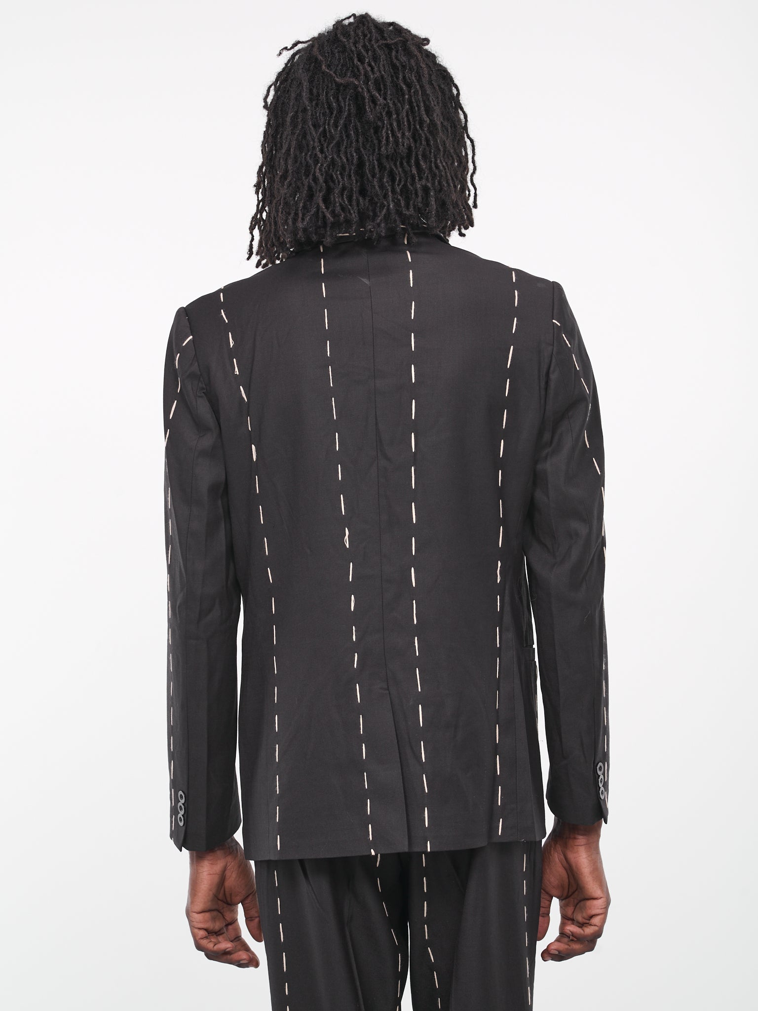 Embroidered Suit Jacket (SUT-3-BLACK)