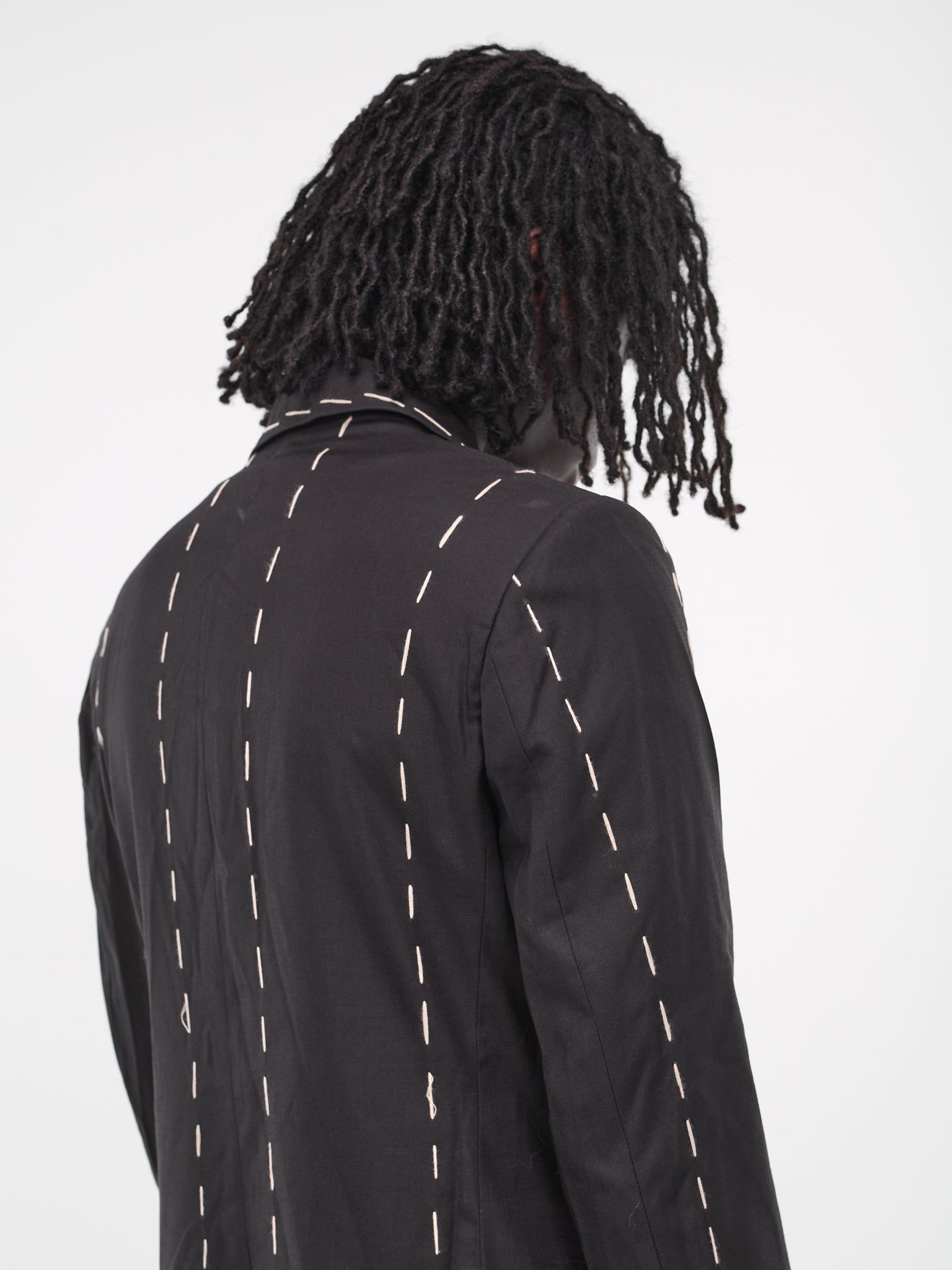 Embroidered Suit Jacket (SUT-3-BLACK)
