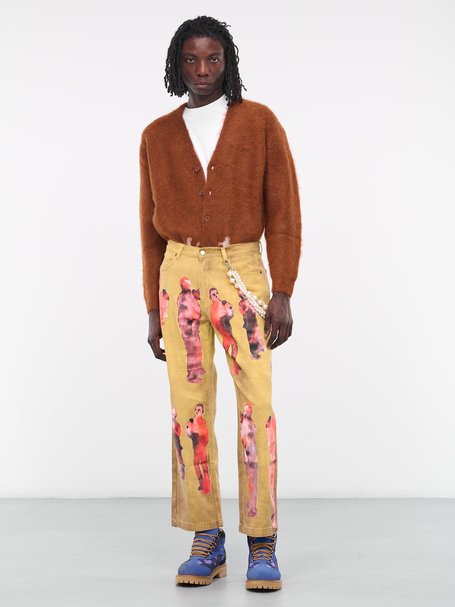 Performers Distressed Jeans (PT-6-YELLOW)