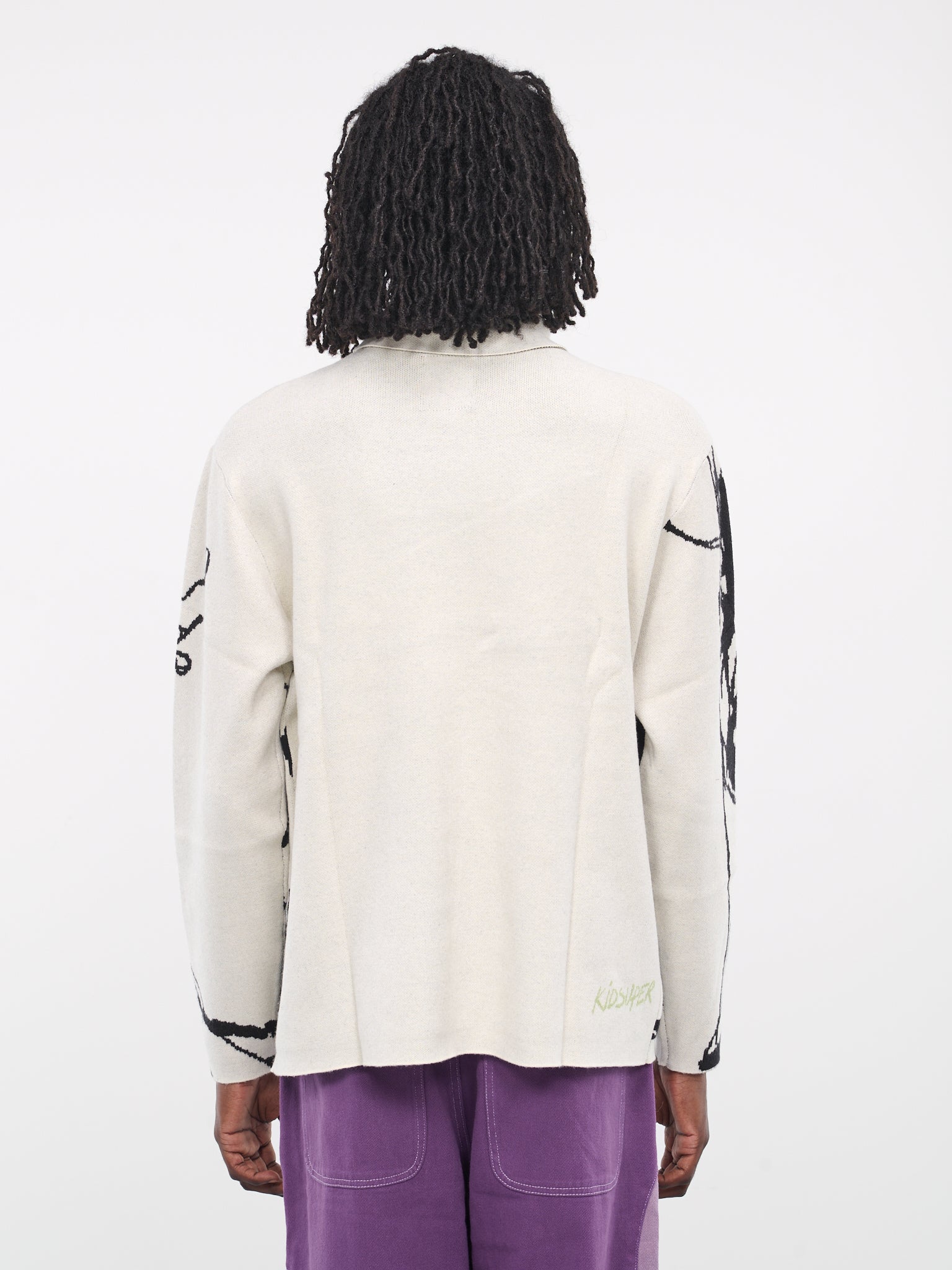 Scribble Woman Sweater (SW-03-WHITE)