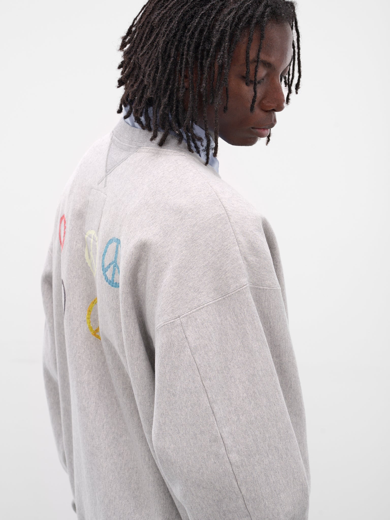 Gray Spectrum Of Hope Graphic Sweatshirt (SW-SV-NGA-1002-GRAY)