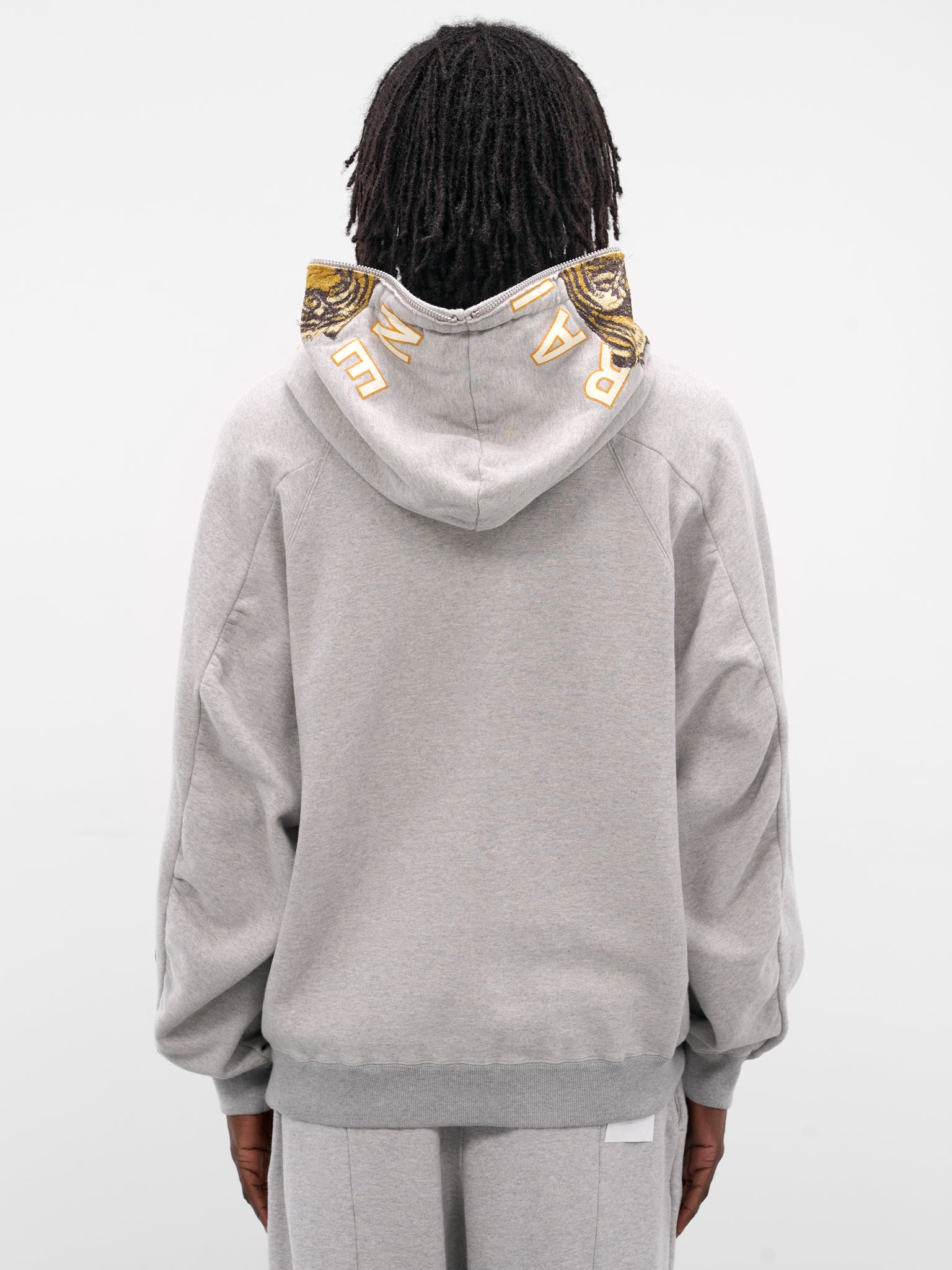 Gray 'Tiger Ascend' Graphic Hoodie (SW-SV-NGA-1004-GRAY)