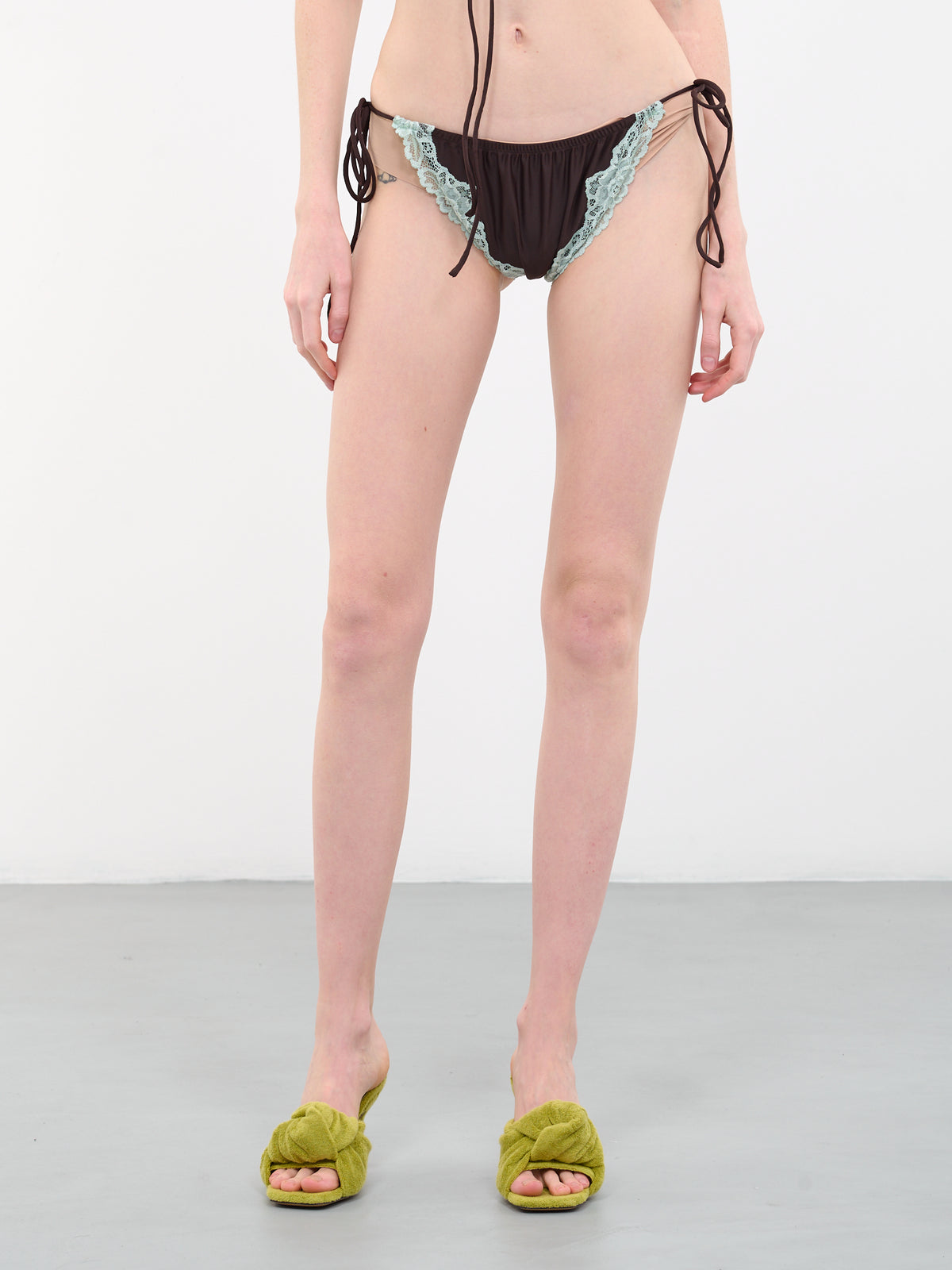Lace Bikini Bottom (SW001-BROWN)