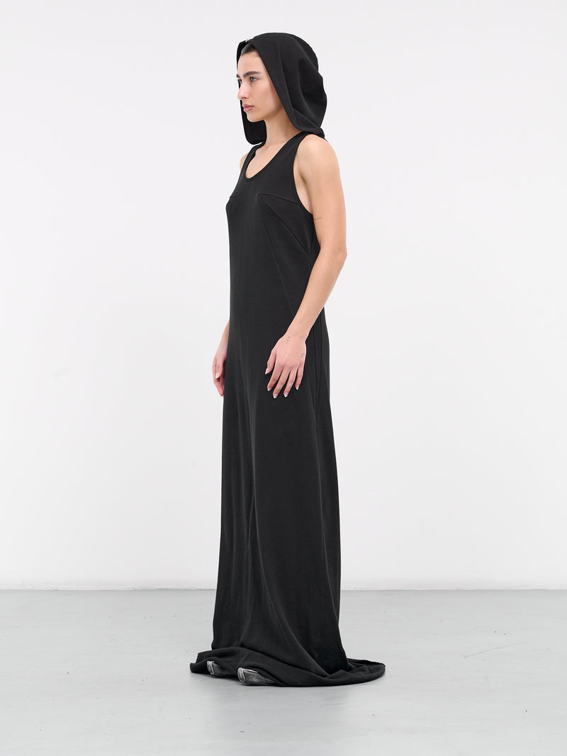 Hooded Long Dress (SY-D12-BLACK)