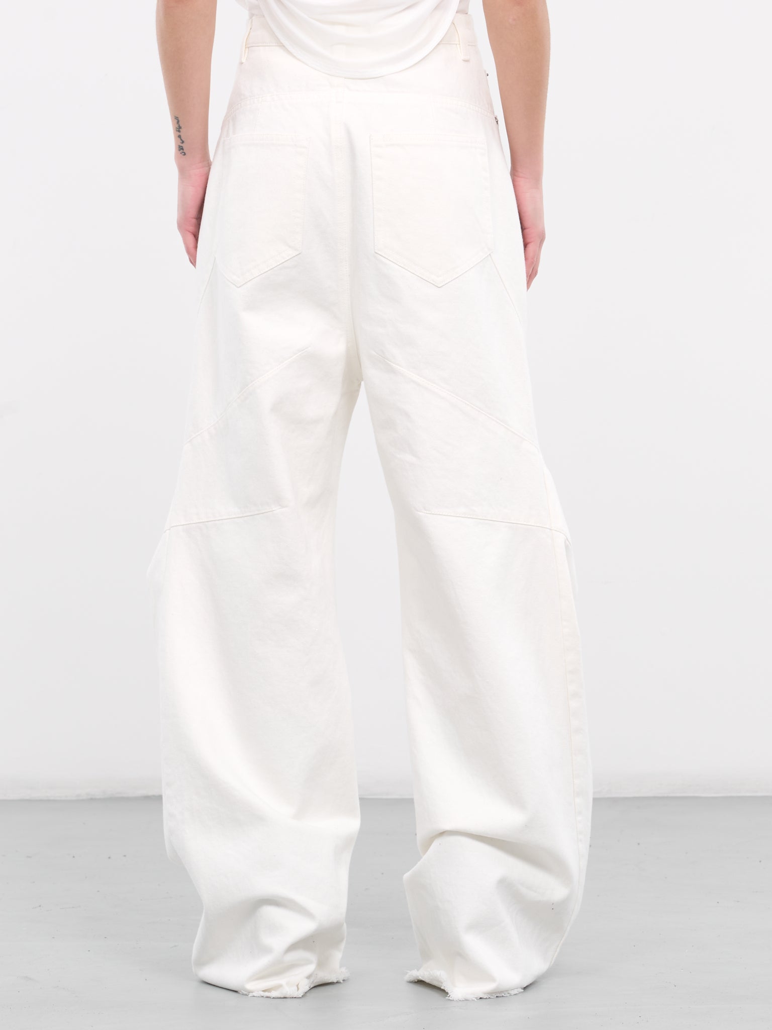 Umbo Denim Jeans (SY-DMP1-WHITE)