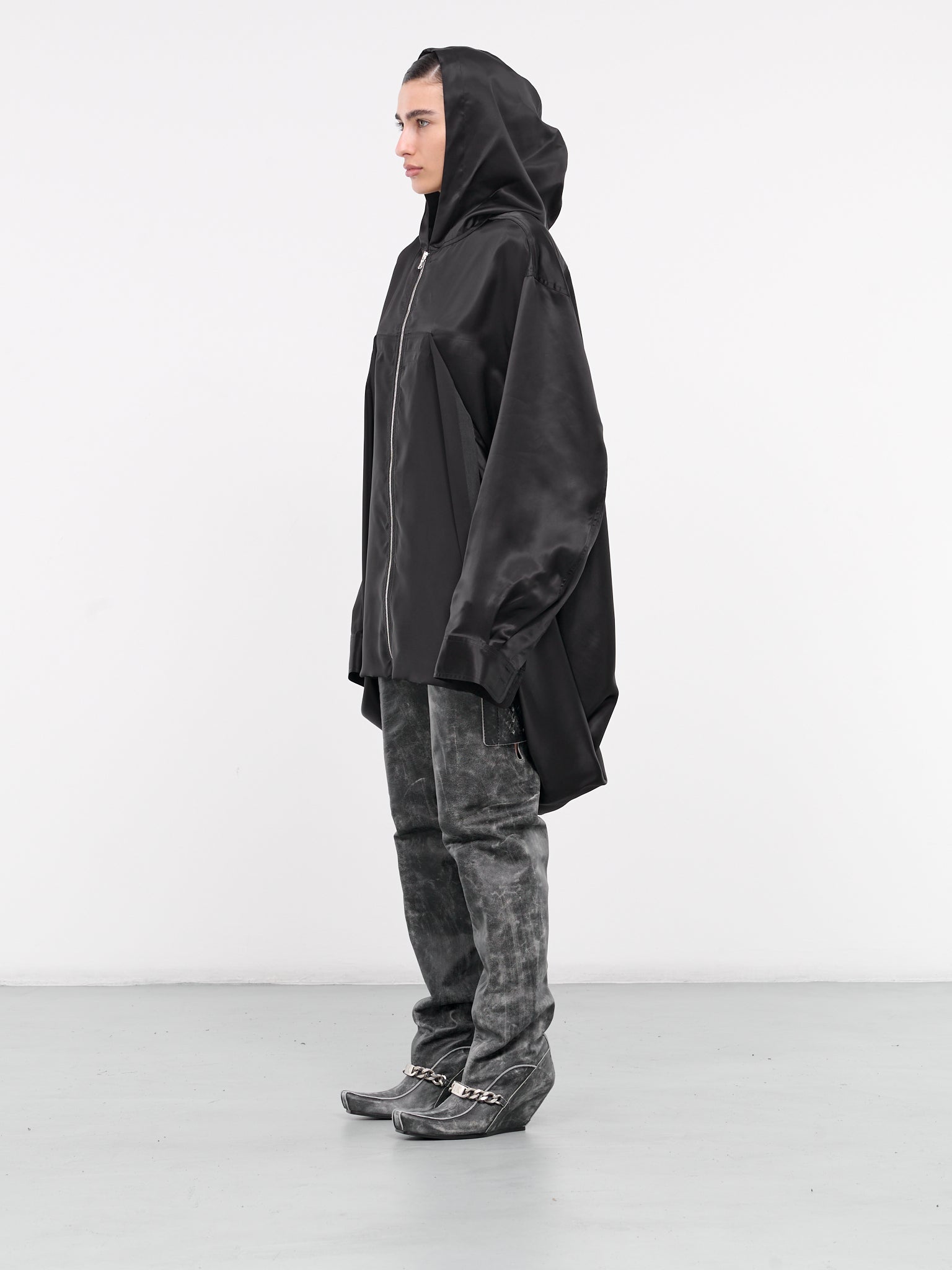 Hooded Shirt Jacket (SY-T18-BLACK)
