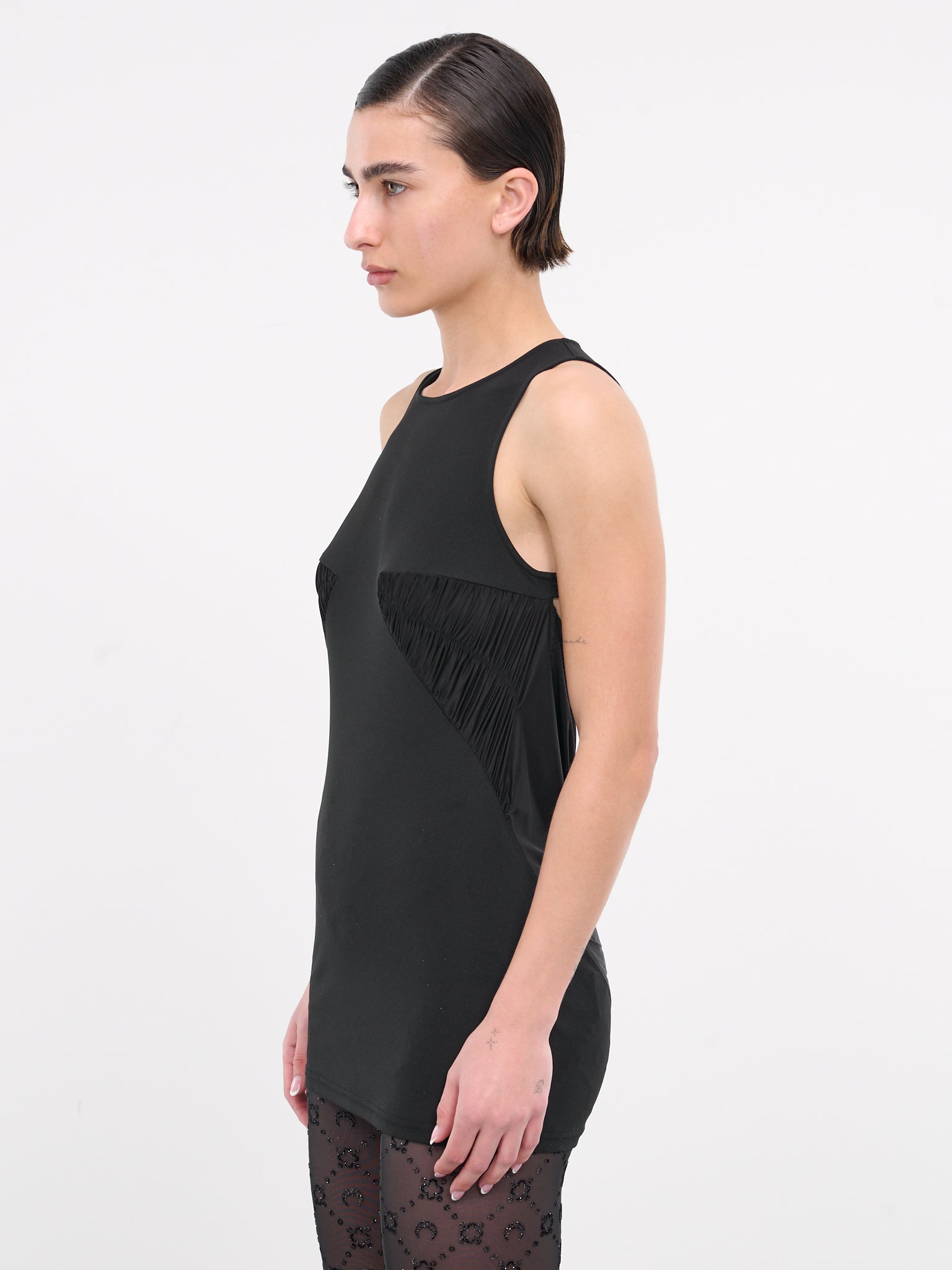 Pleated Tank (SY-T27-BLACK)