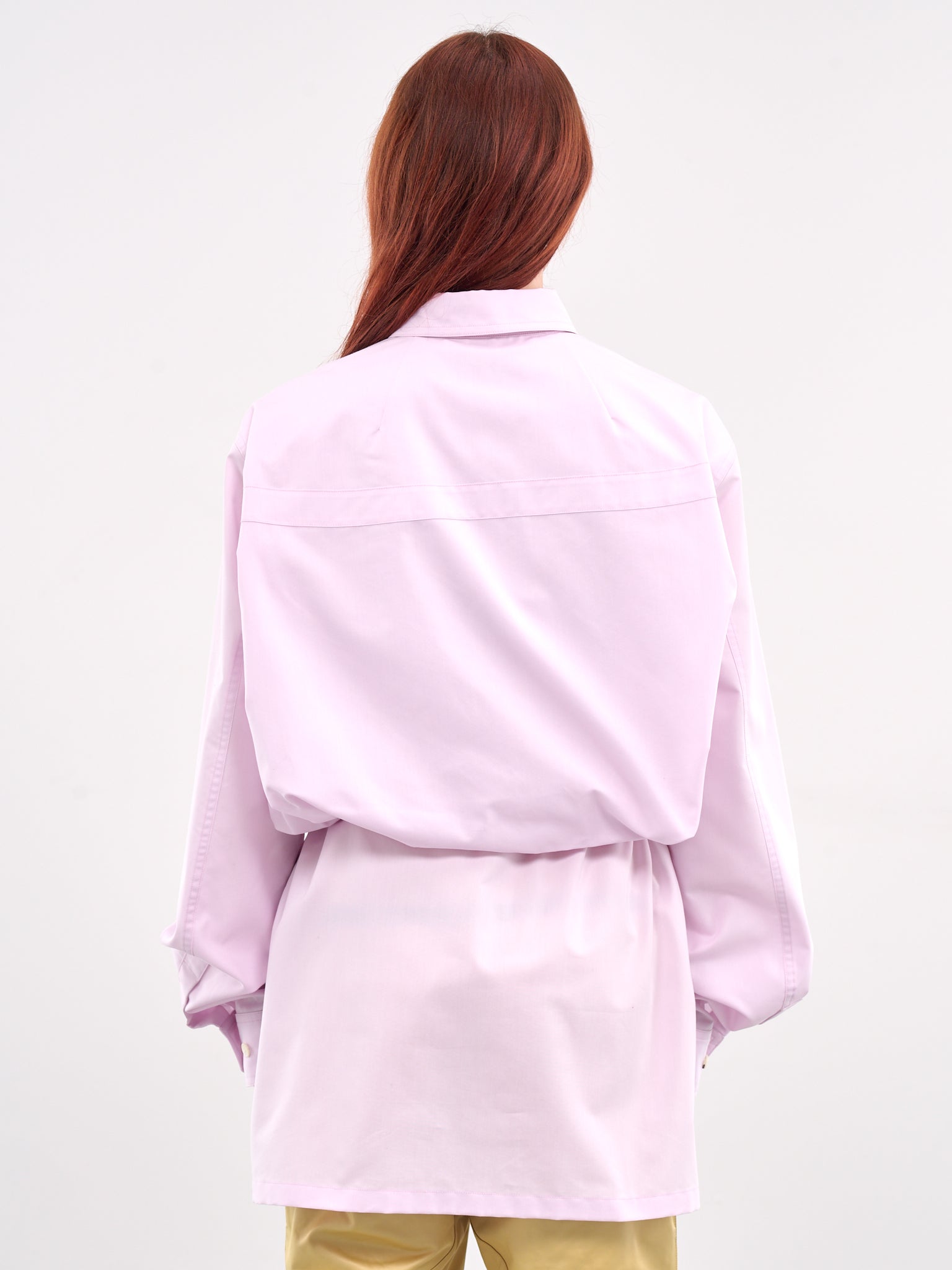 Drawstring Waist Shirt (SY-T43-PINK)