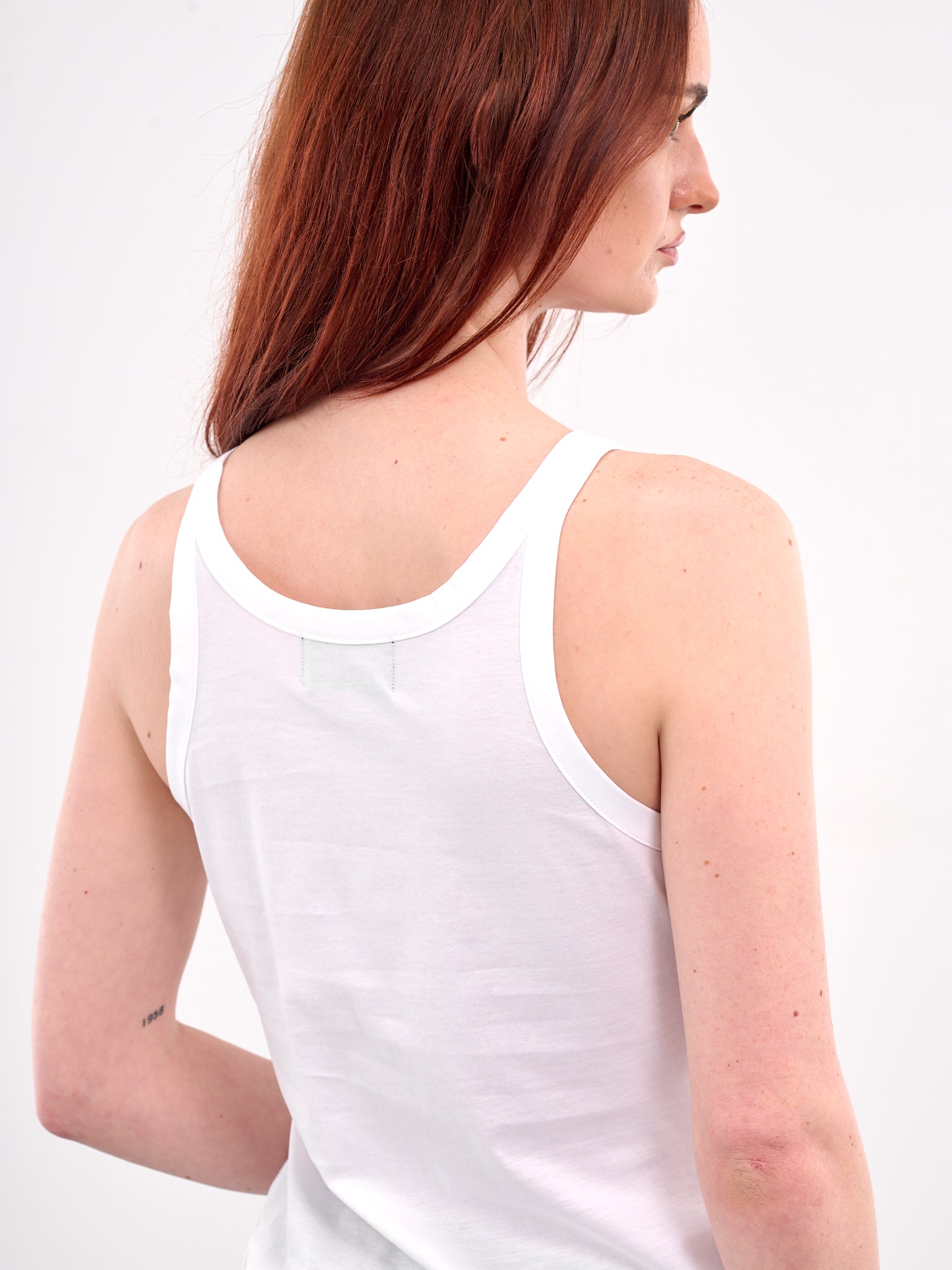 Bias Draped Tank (SY-T46-WHITE)