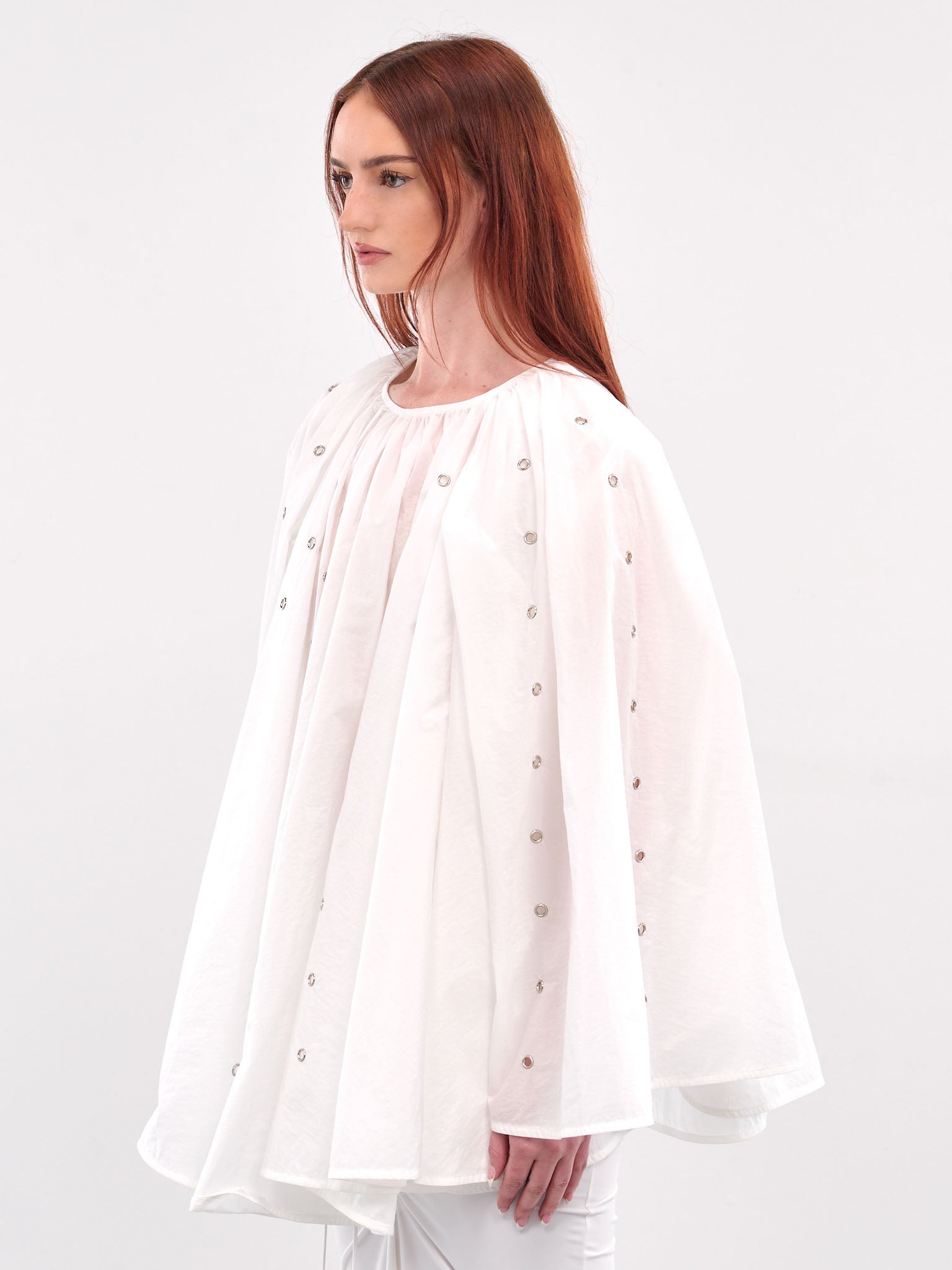 Eyelet Blouse (SY-T48-WHITE)