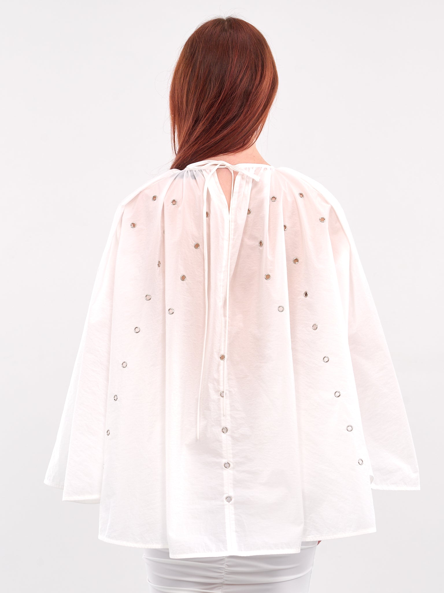 Eyelet Blouse (SY-T48-WHITE)