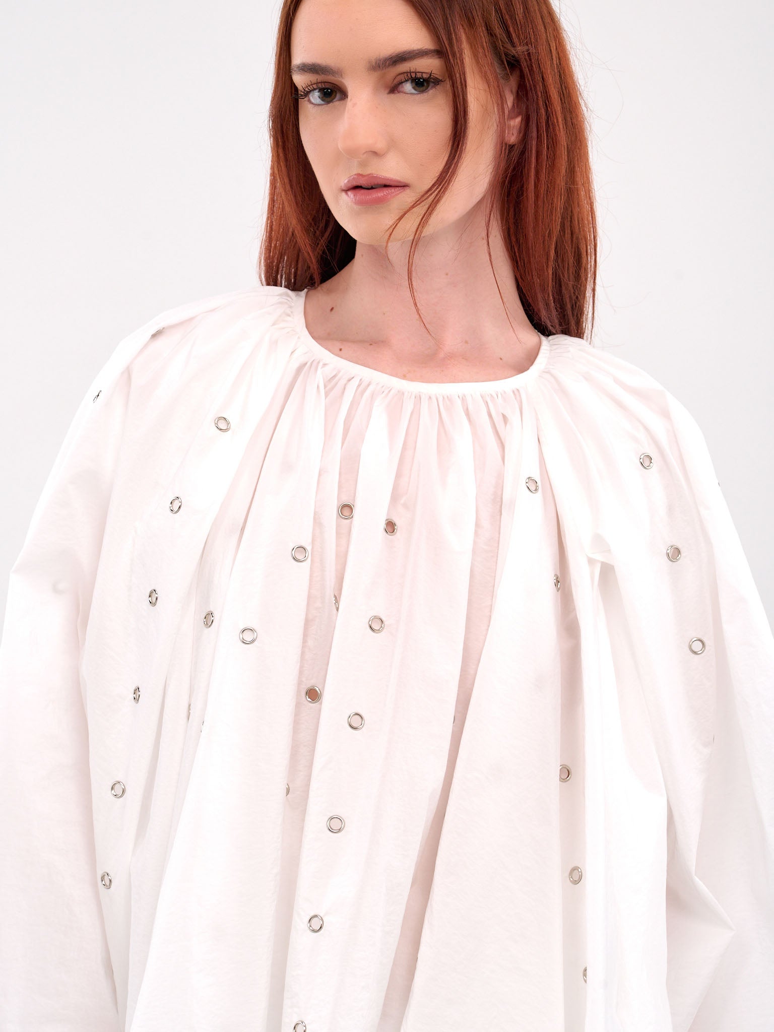Eyelet Blouse (SY-T48-WHITE)