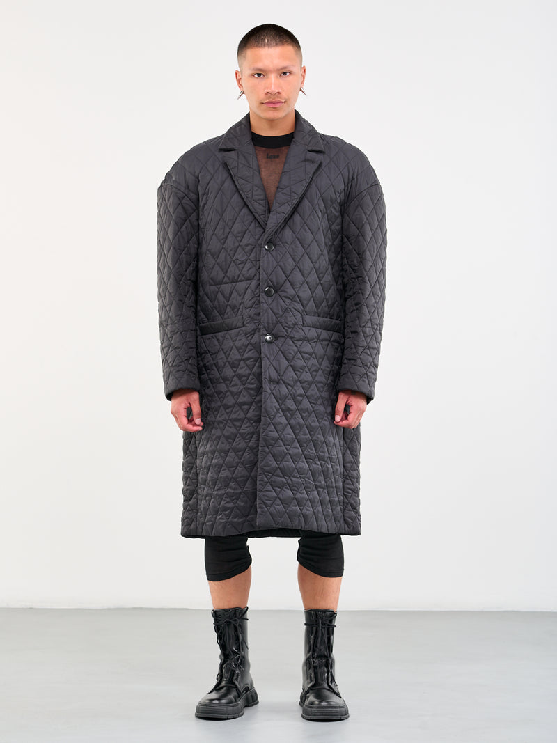 Quilted Coat (T-03A-22-FBN00030-10000-BLACK)
