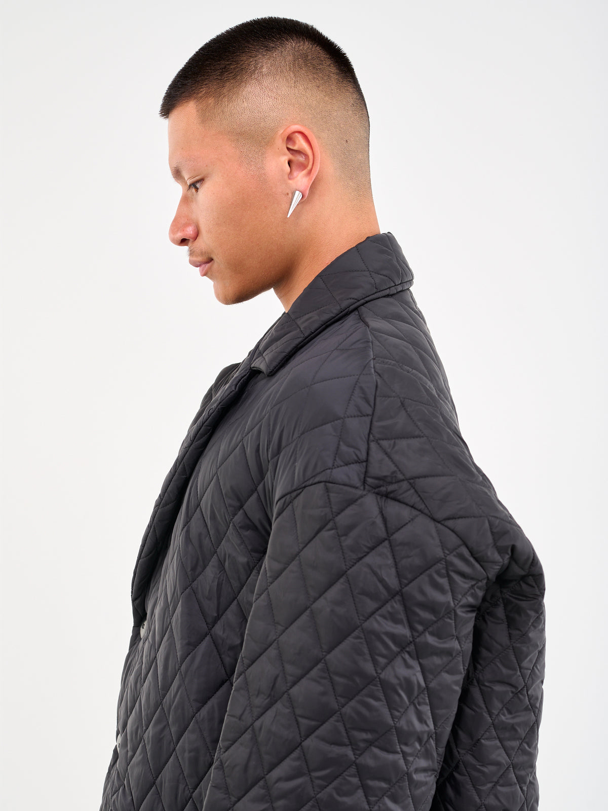 Quilted Coat (T-03A-22-FBN00030-10000-BLACK)