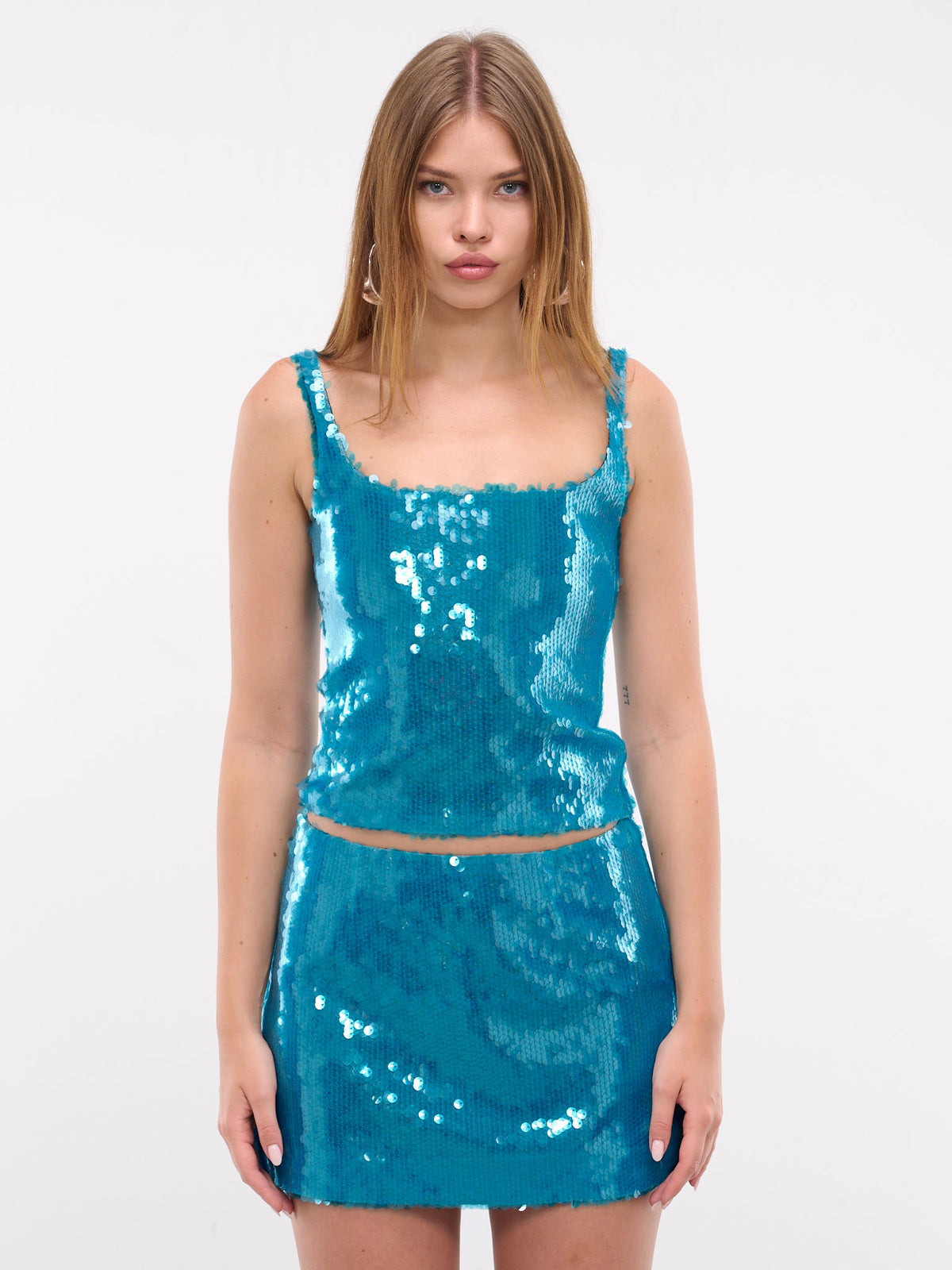 16ARLINGTON Sequin Tank | H. Lorenzo - front