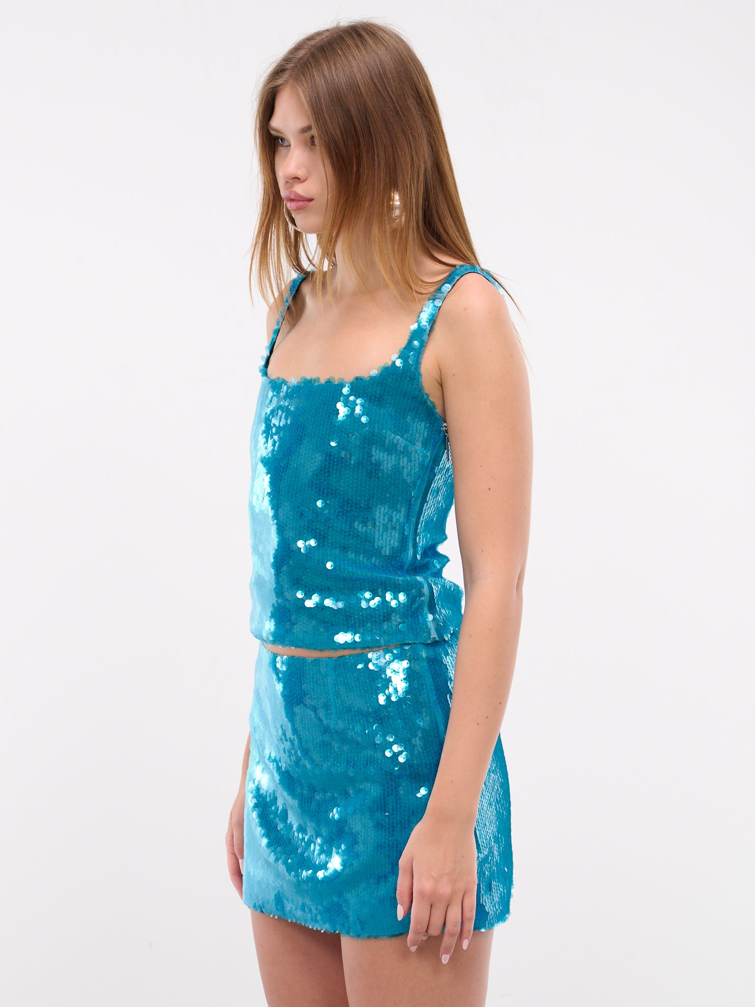 16ARLINGTON Sequin Tank | H. Lorenzo - side