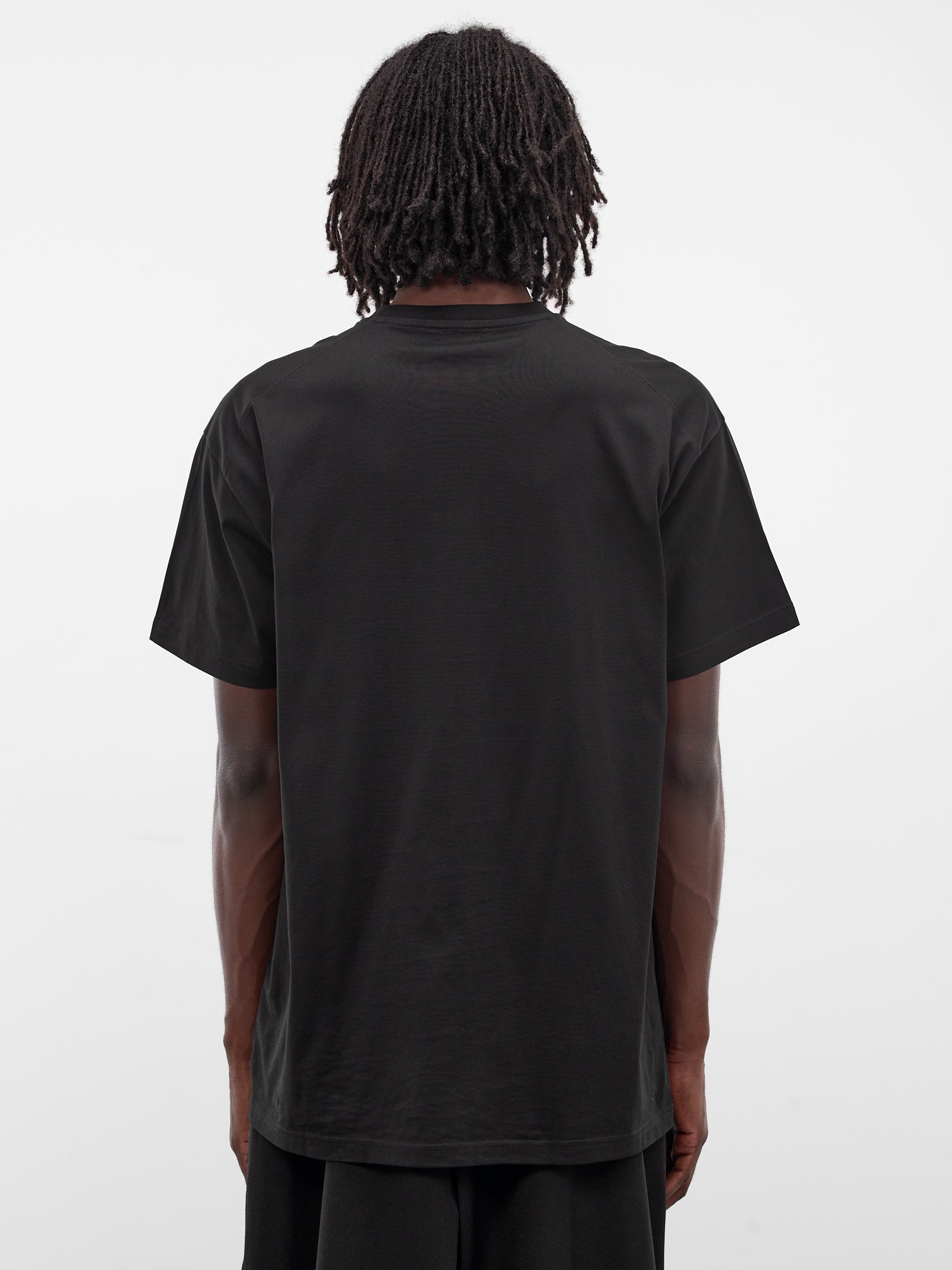 Black Cotton Jersey Tee (T001-C001-BLACK)