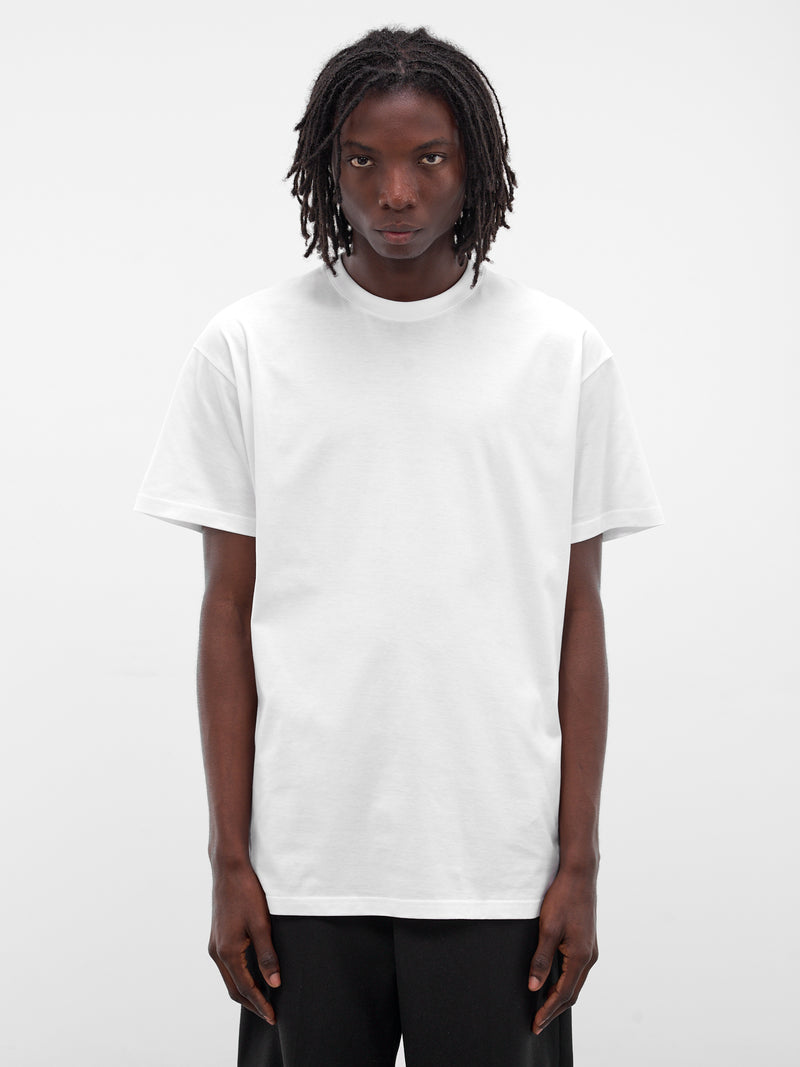 White Cotton Jersey Tee (T001-C001-WHITE)