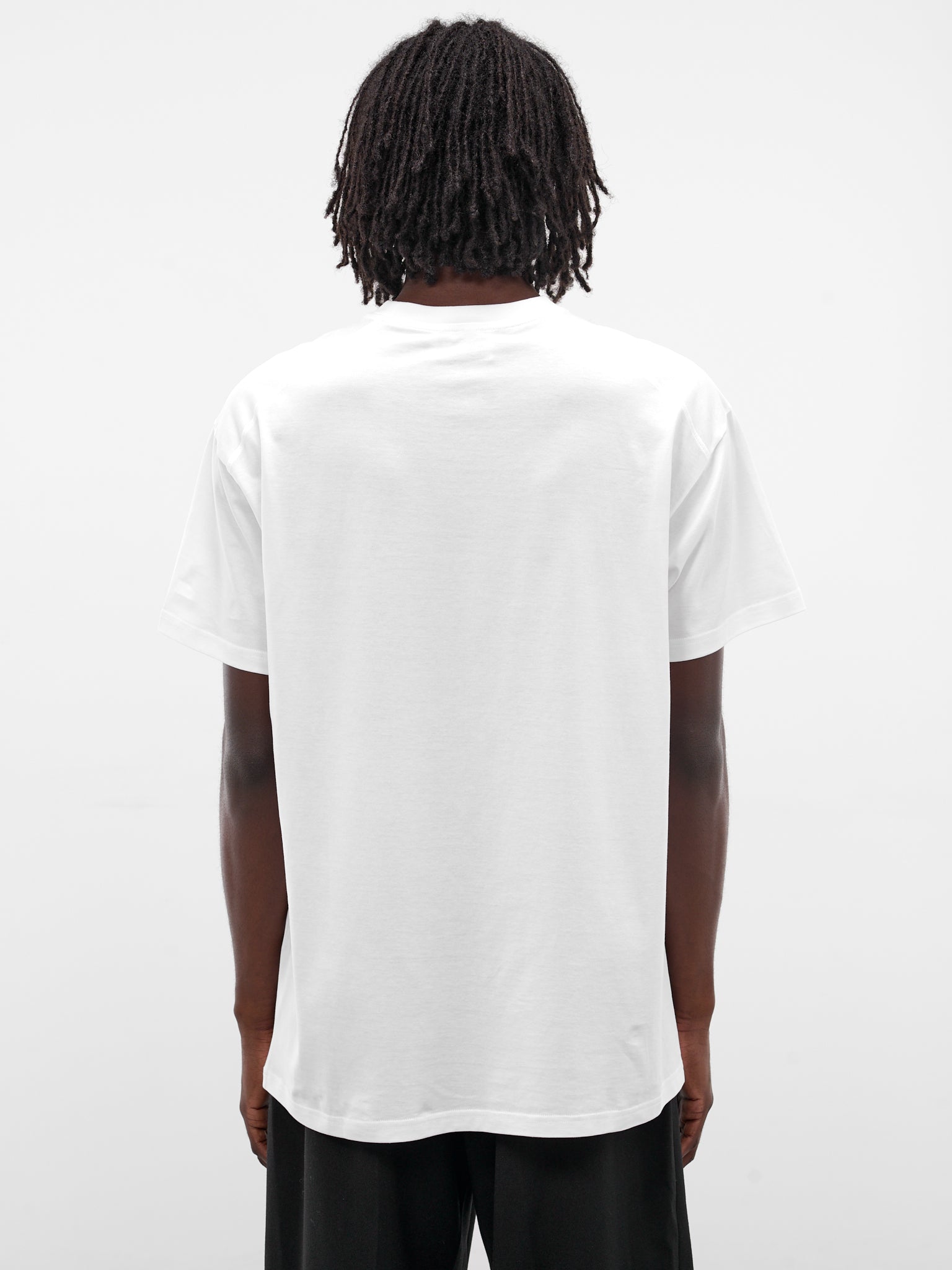 White Cotton Jersey Tee (T001-C001-WHITE)