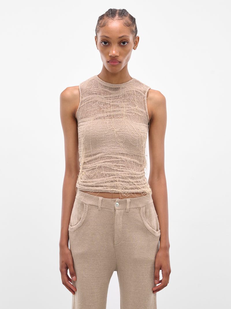 KRYSTAL PANIAGUA Knit Tank Top | H.Lorenzo - front