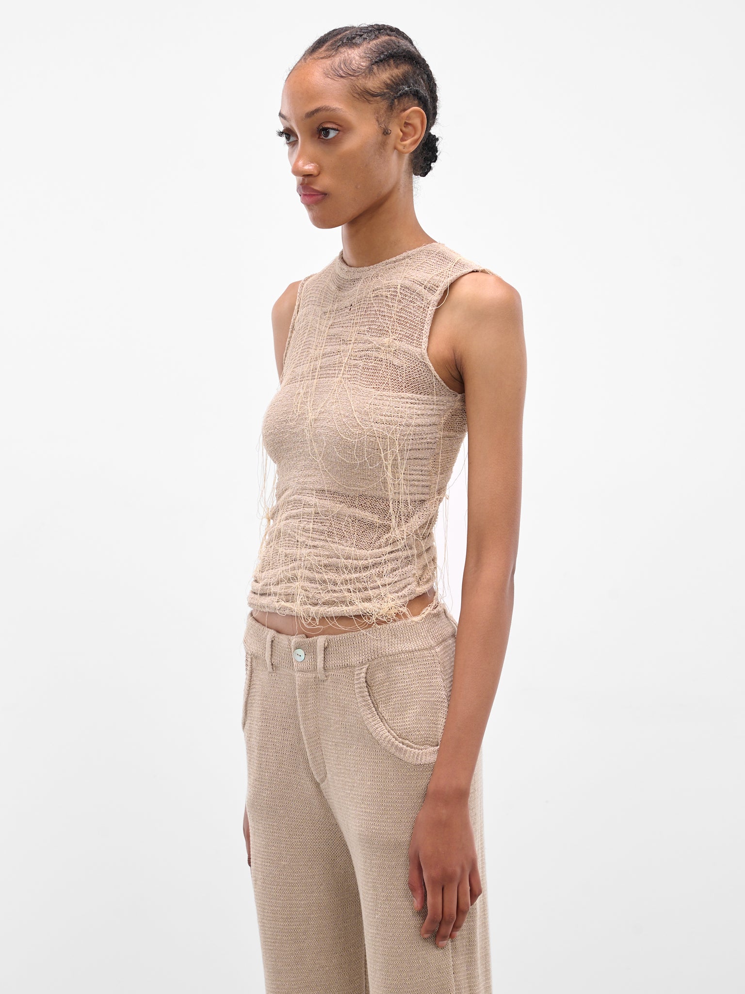 KRYSTAL PANIAGUA Knit Tank Top | H.Lorenzo - side