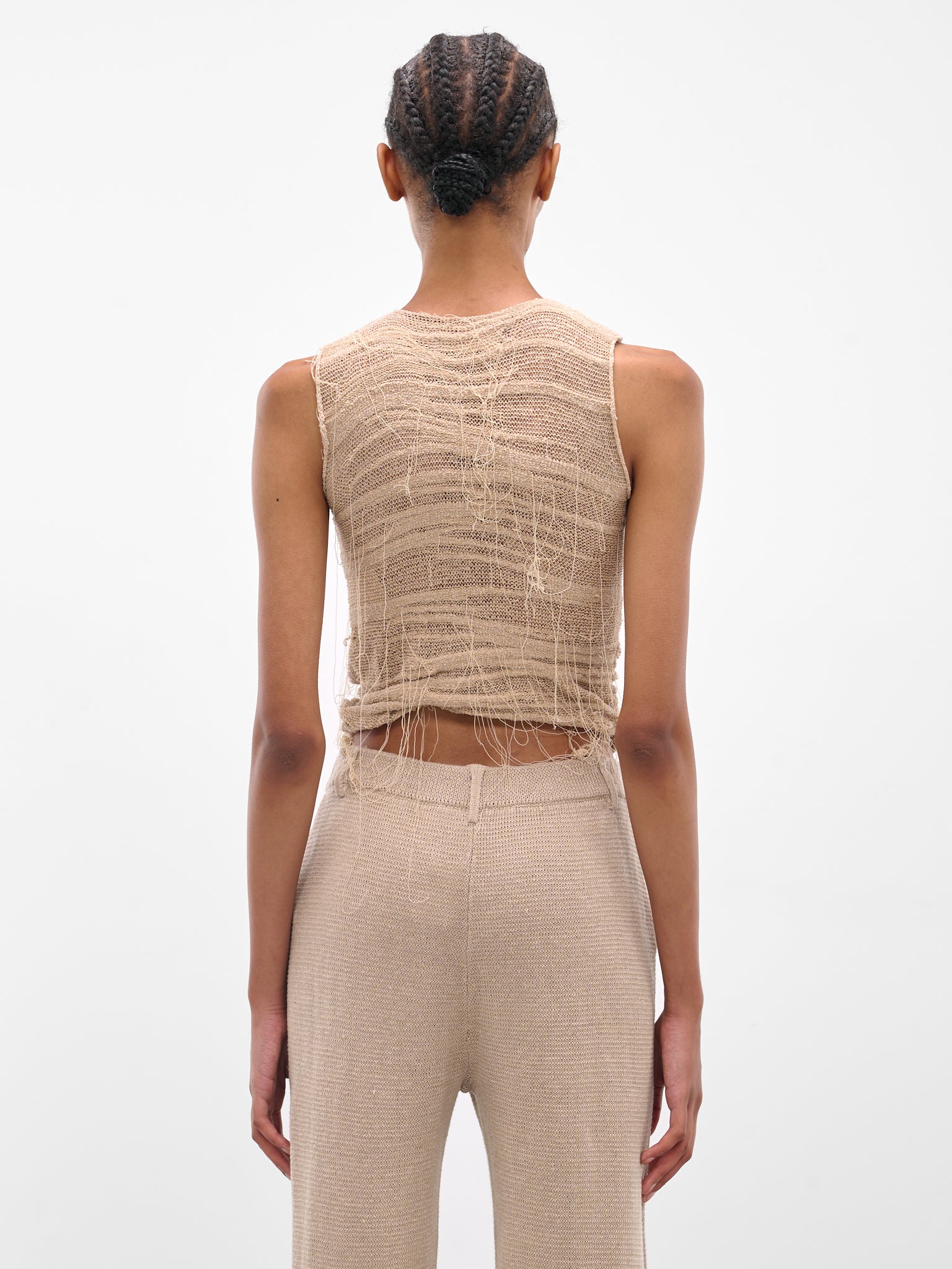 KRYSTAL PANIAGUA Knit Tank Top | H.Lorenzo - back