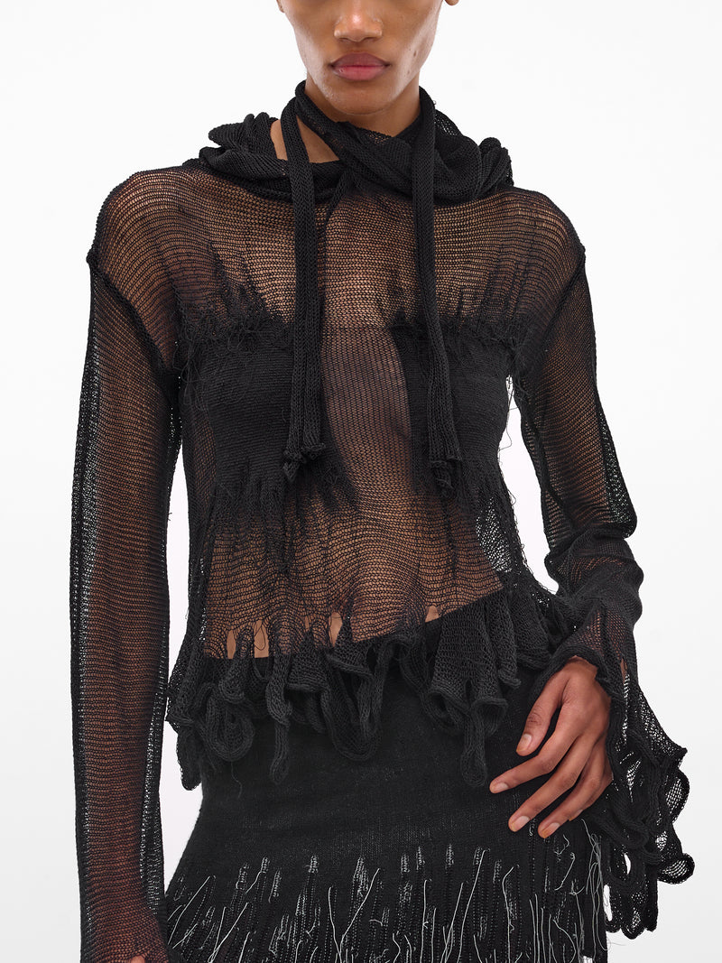 KRYSTAL PANIAGUA Knit Hoodie | H.Lorenzo - detail 1