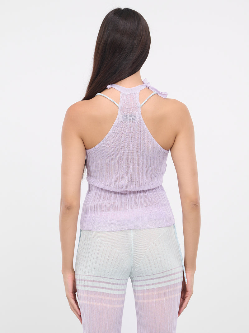 Sheer Knit Top (T0201-PURPLE)