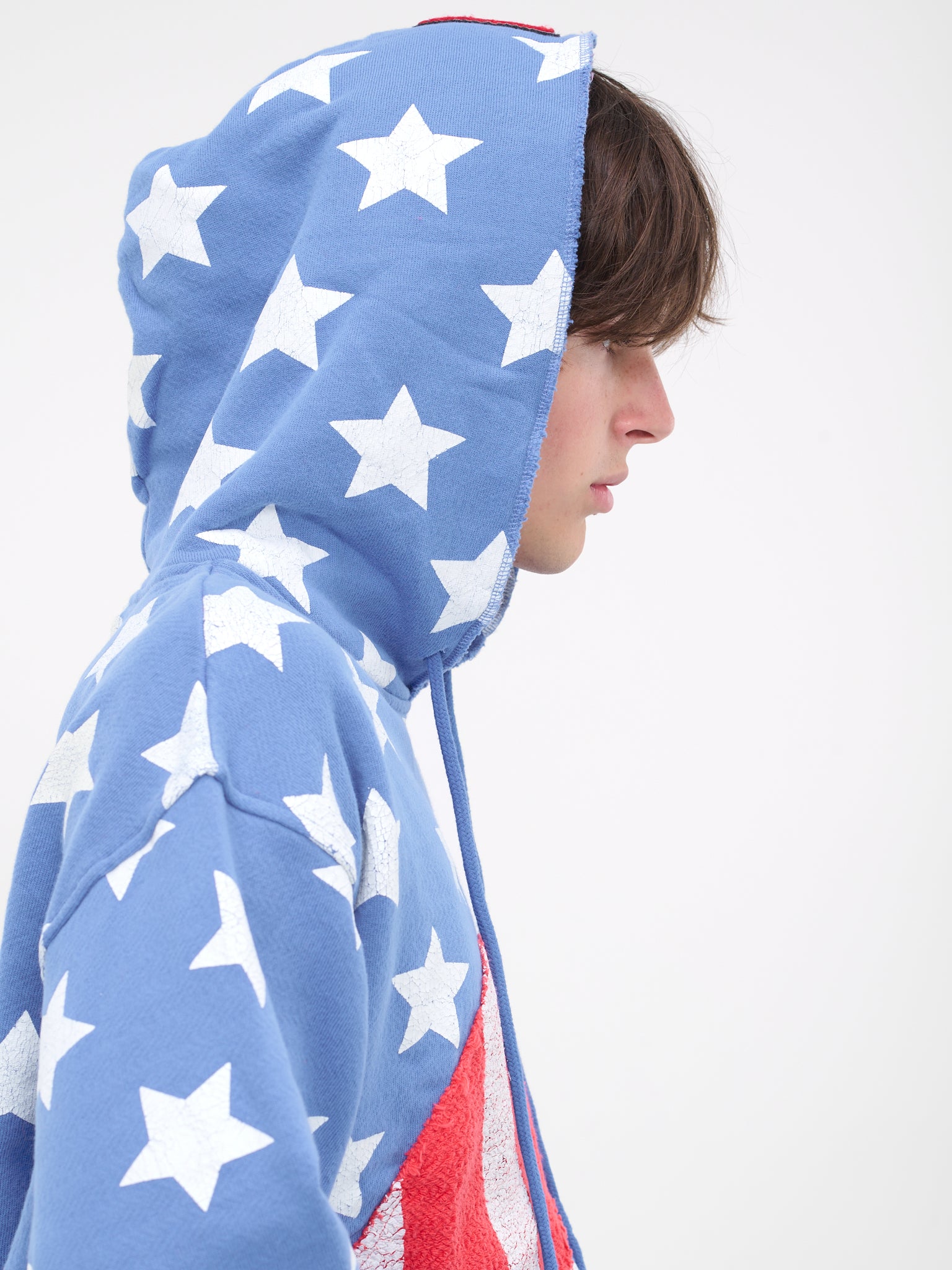 Stars And Stripes Swirl Hoodie (T022-BLUE)